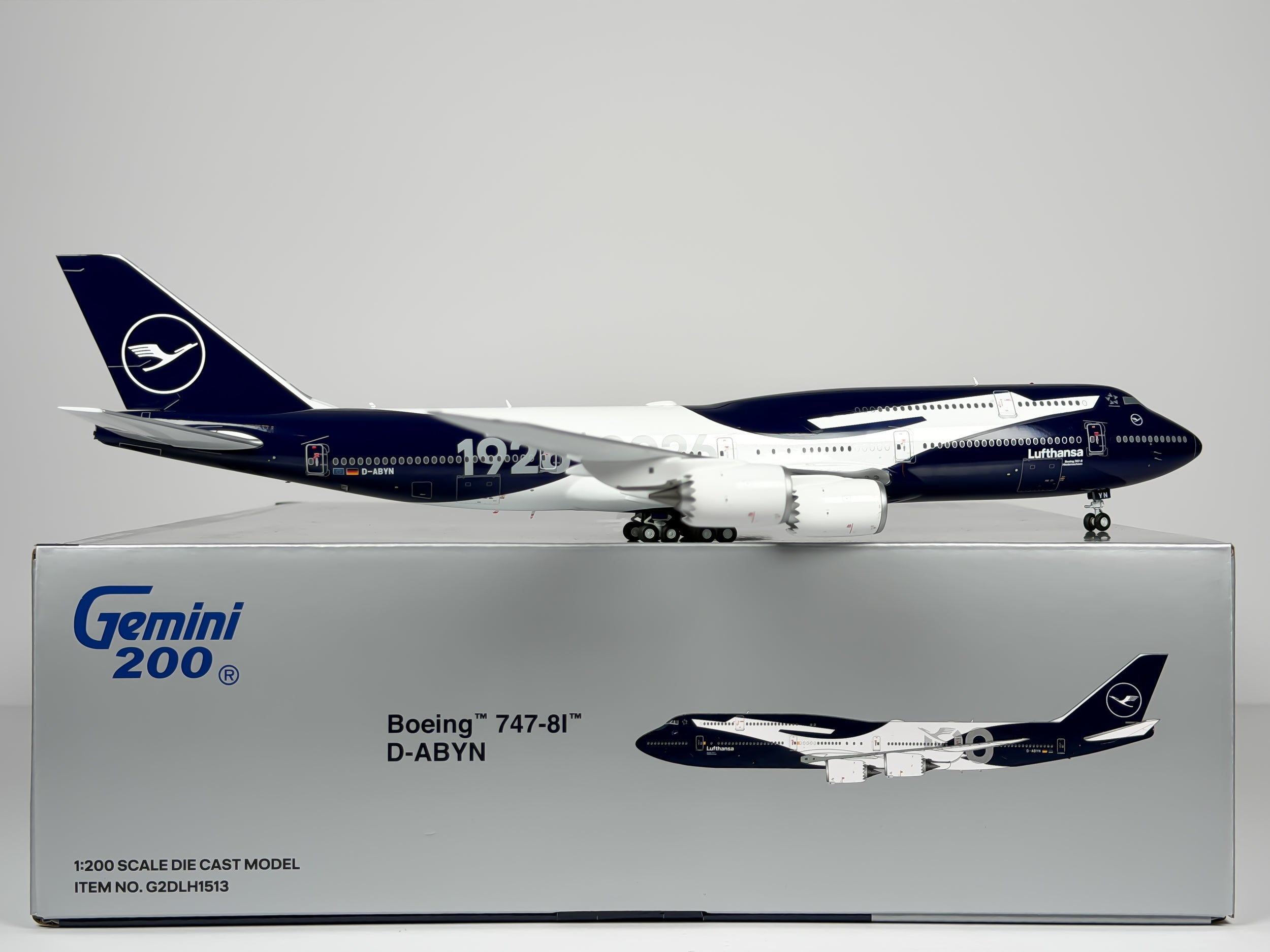 Lufthansa Boeing 747-8i 1:200 Gemini Jets D-ABYN (G2DLH1513)