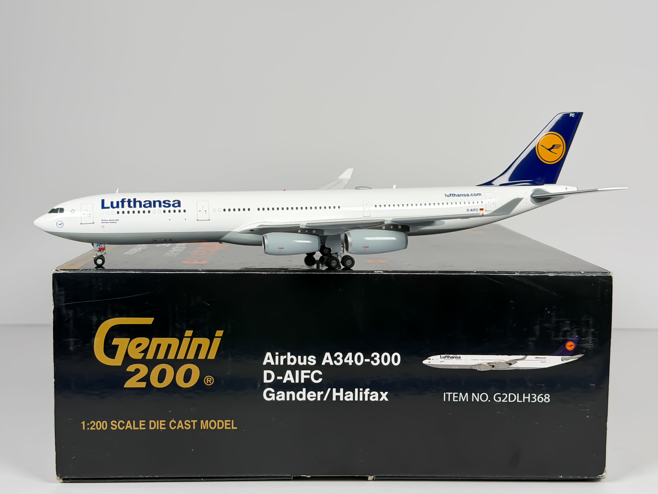 Lufthansa Airbus A340-300 1:200 Gemini Jets D-AIFC (G2DLH368)