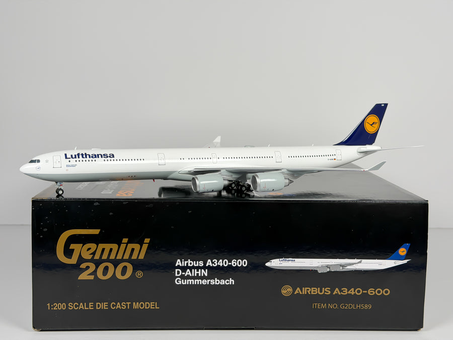 Lufthansa Airbus A340-600 1:200 Gemini Jets D-AIHN (G2DLH589)