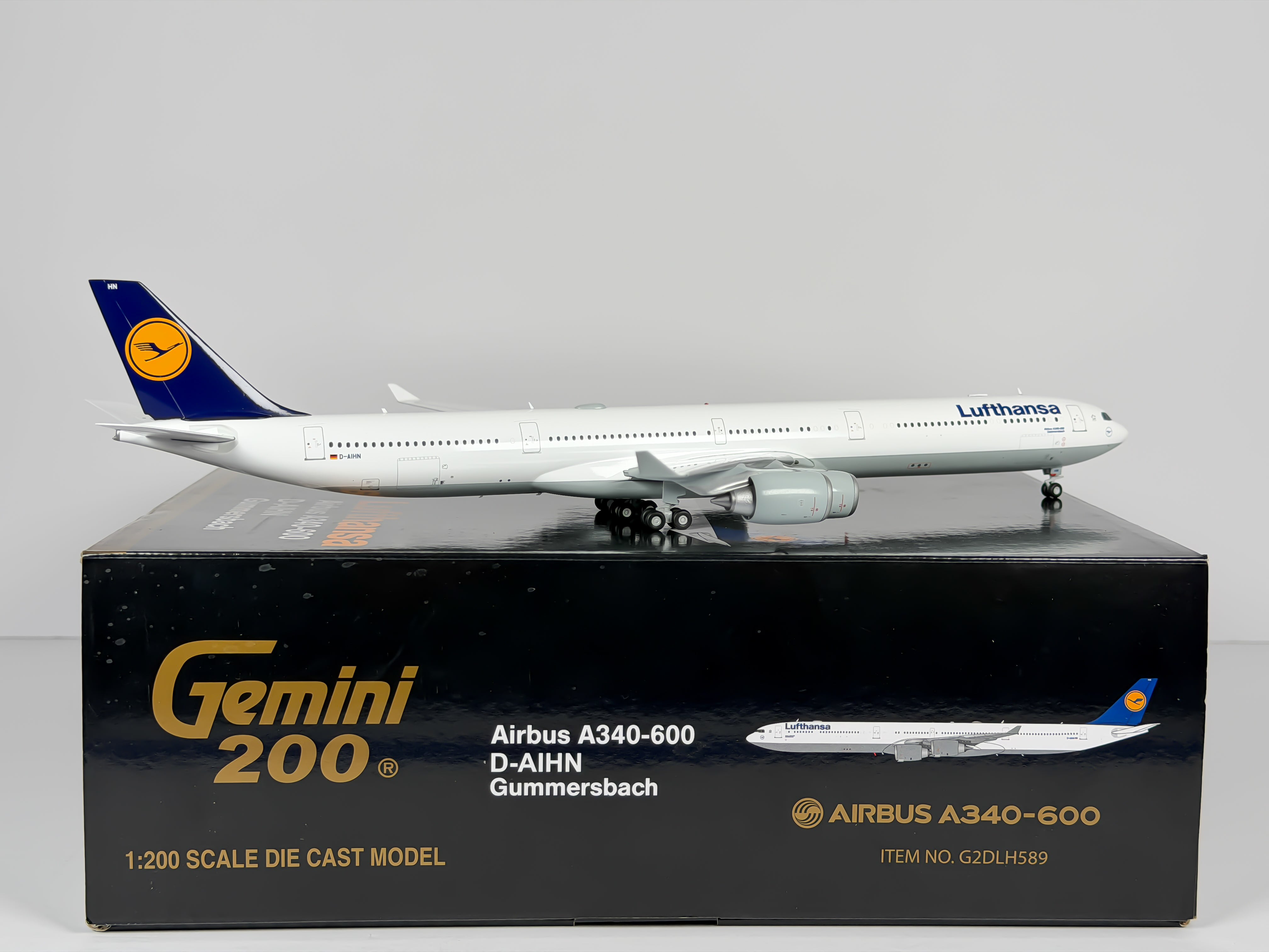Lufthansa Airbus A340-600 1:200 Gemini Jets D-AIHN (G2DLH589)