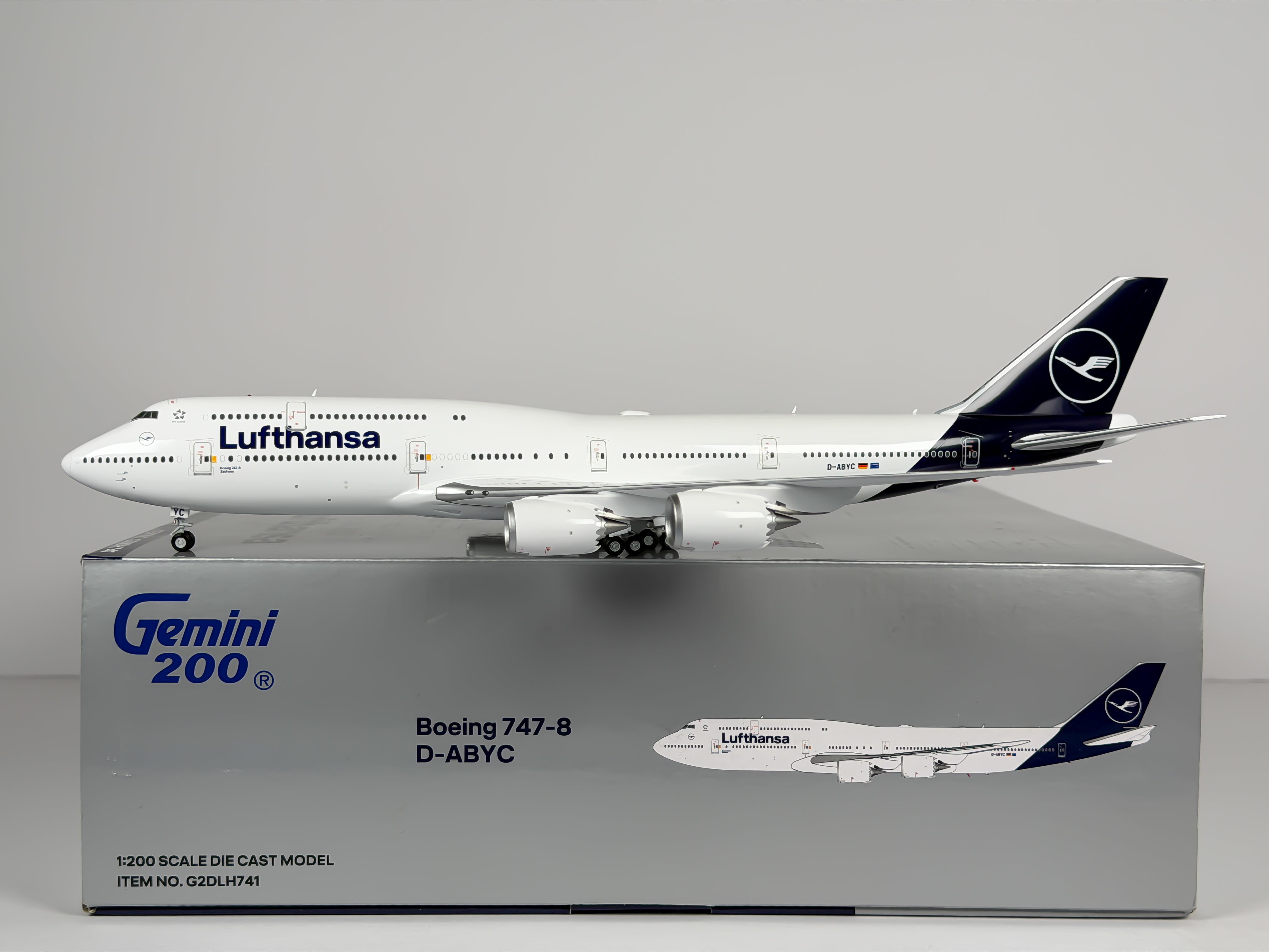 Lufthansa Boeing 747-8i 1:200 Gemini Jets D-ABYC (G2DLH741)