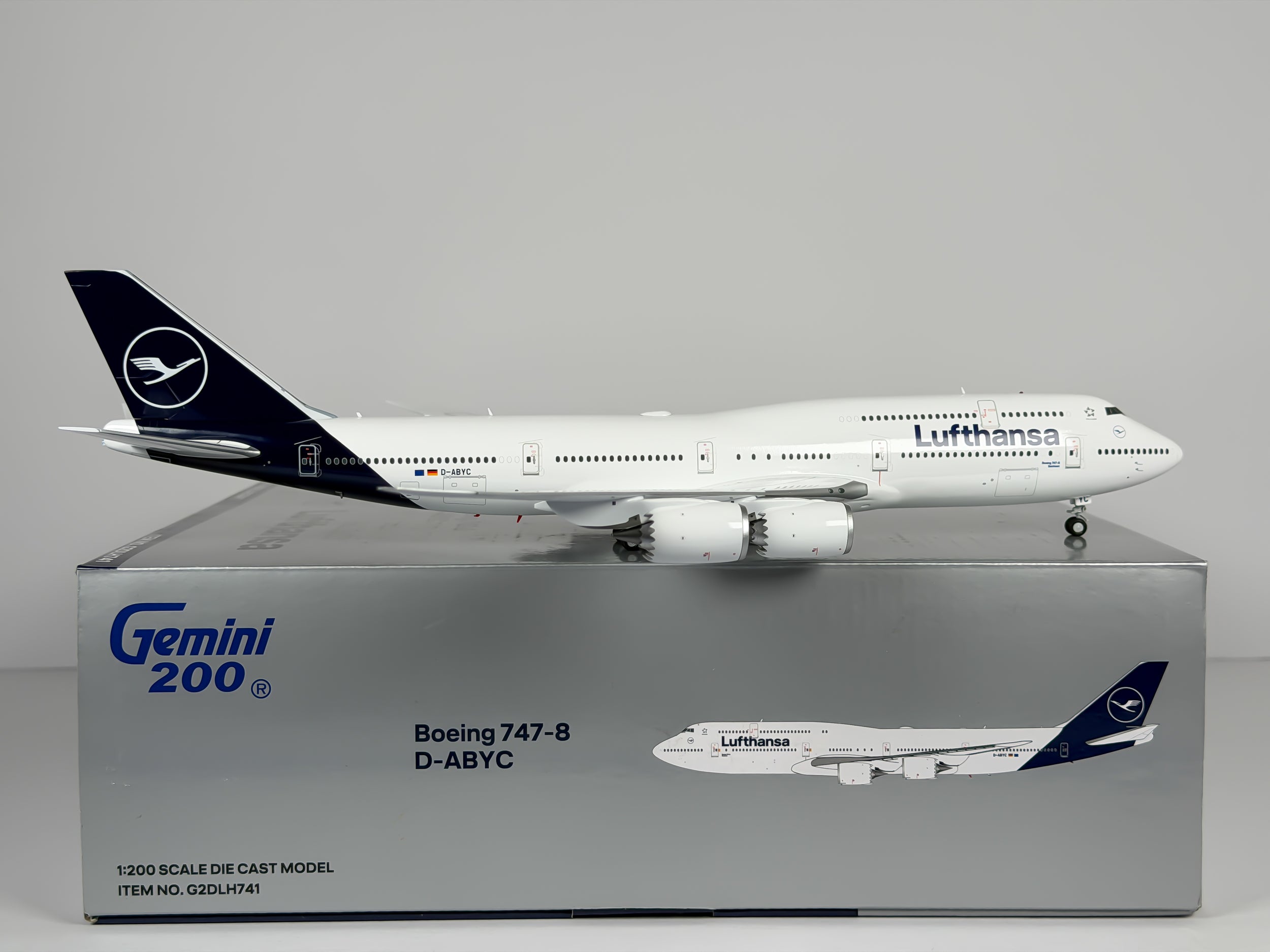 Lufthansa Boeing 747-8i 1:200 Gemini Jets D-ABYC (G2DLH741)