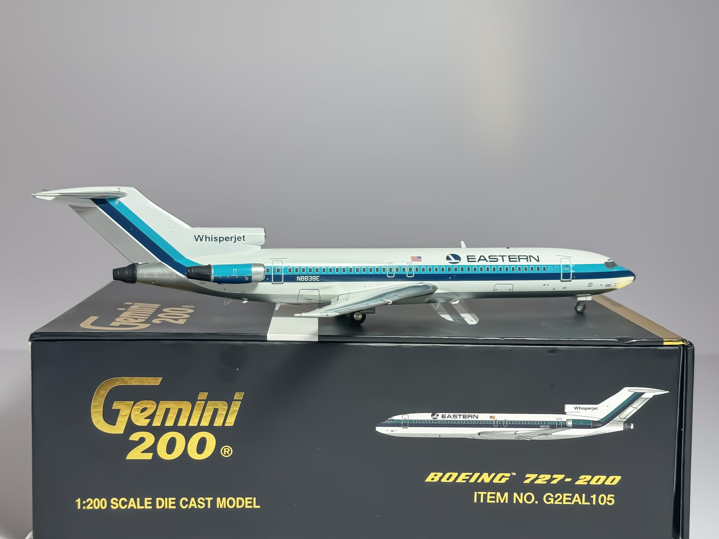 Eastern Air Lines Boeing 727-200 1:200 Gemini Jets N8838E (G2EAL105)