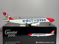 Edelweiss Airbus A340-300 1:200 Gemini Jets HB-JMG (G2EDW1354)
