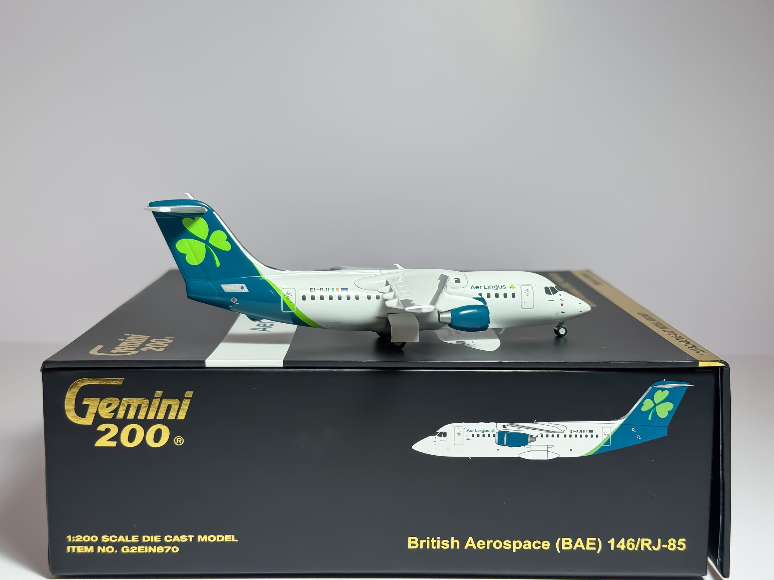 Aer Lingus BAe 146 (Avro RJ85) 1:200 Gemini Jets EI-RJI (G2EIN870)
