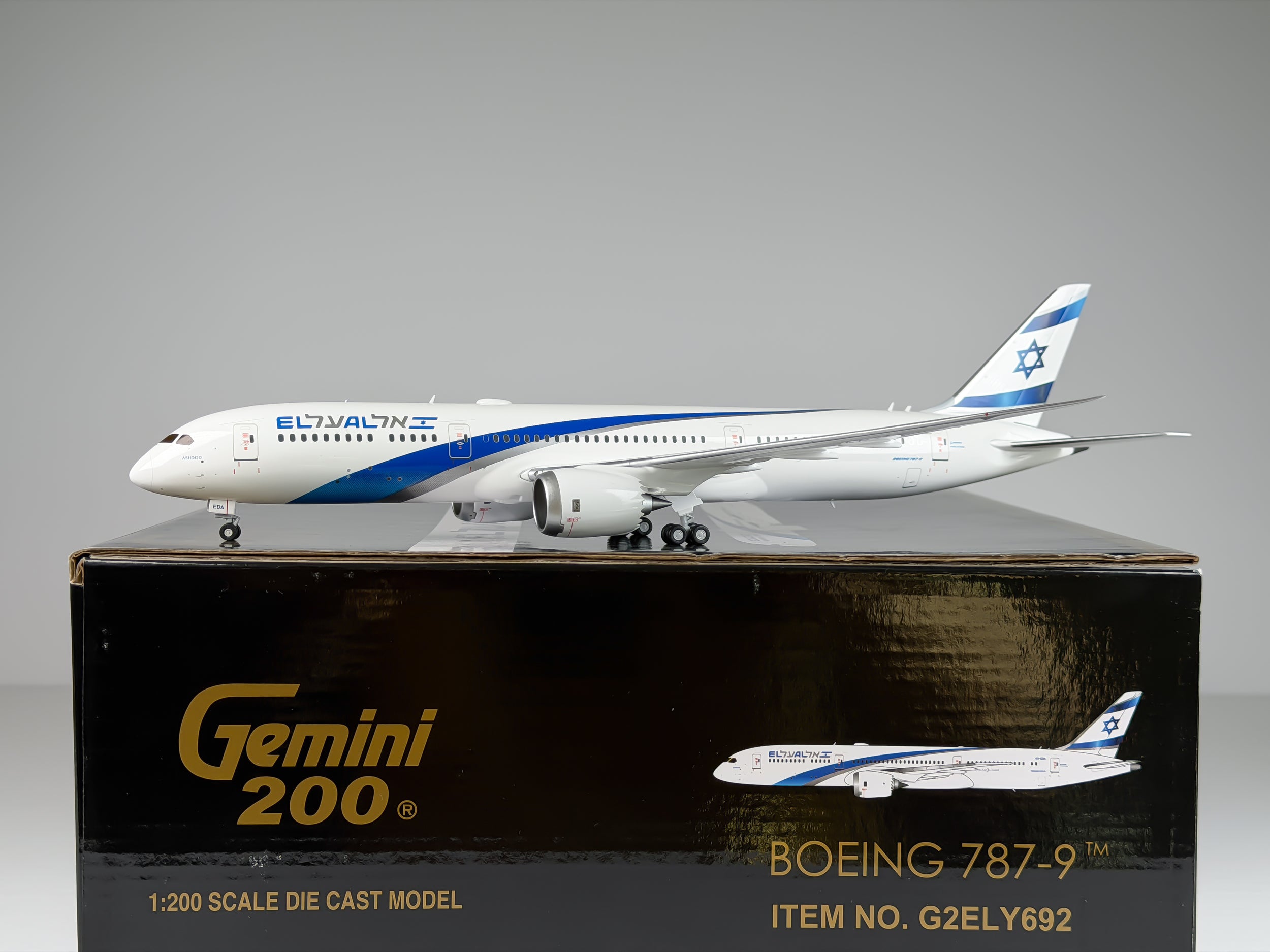 El Al Israel Airlines Boeing 787-9 1:200 Gemini Jets 4X-EDA (G2ELY692)