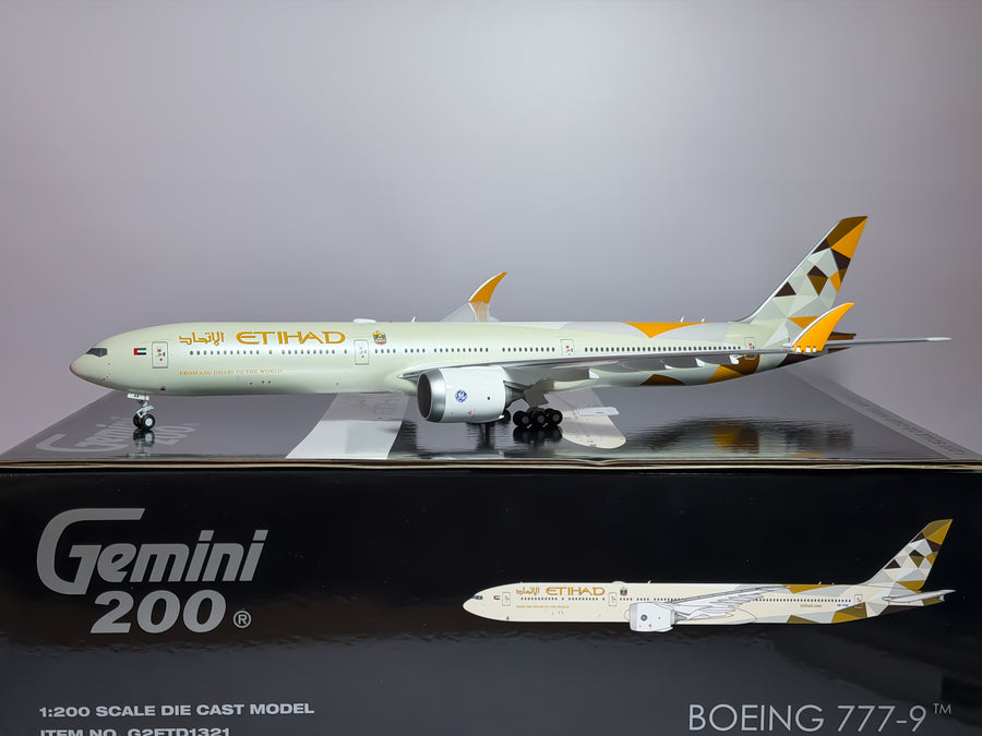 Etihad Airways Boeing 777-9 1:200 Gemini Jets A6-FAA (G2ETD1321)