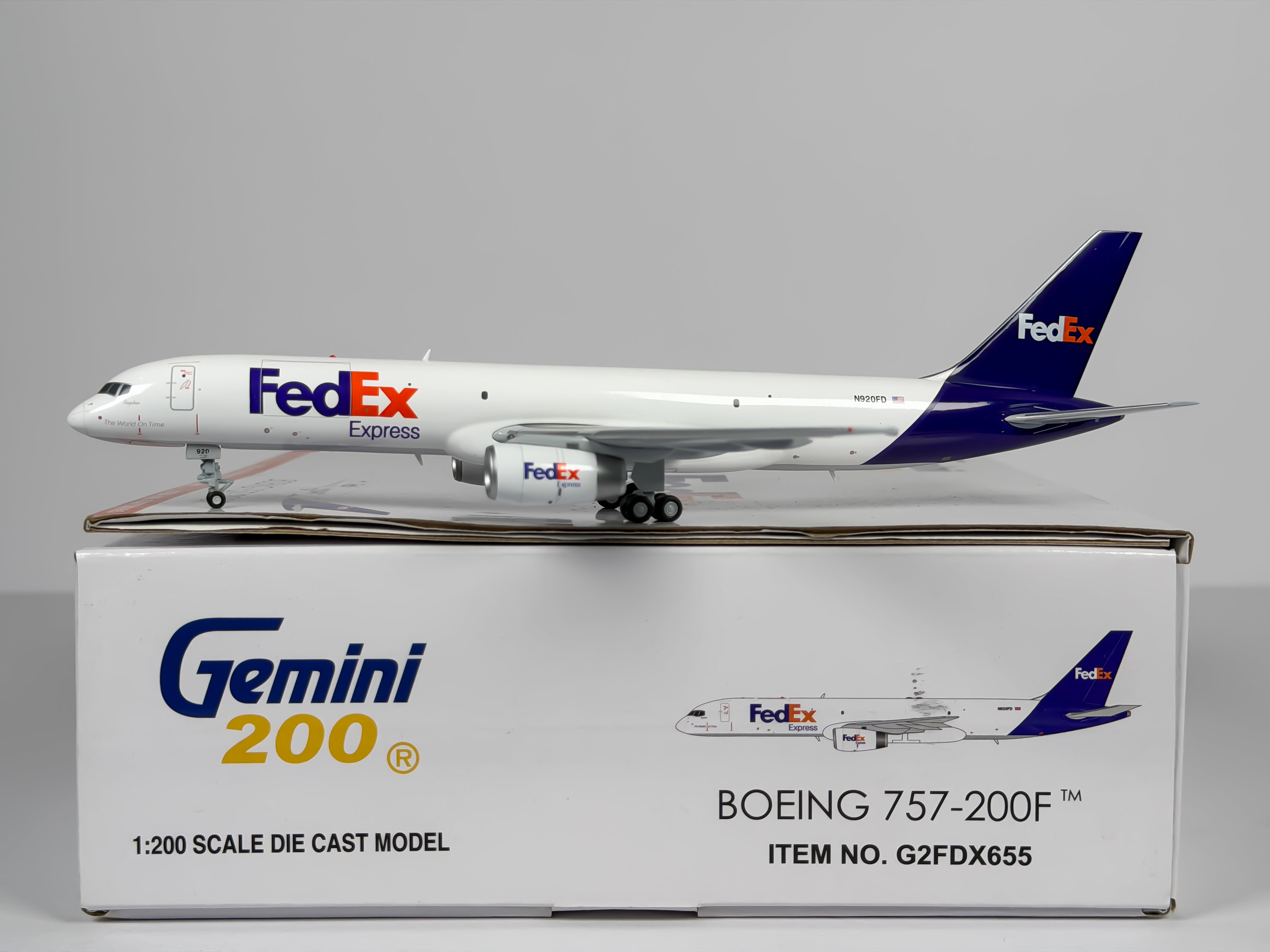 FedEx Express Boeing 757-200F 1:200 Gemini Jets N920FD (G2FDX655)