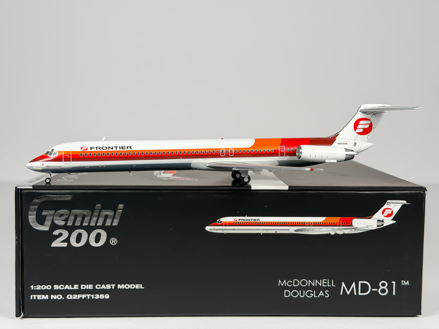 Frontier Airlines McDonnell Douglas MD-81 1:200 Gemini Jets N859HA (G2FFT1359)
