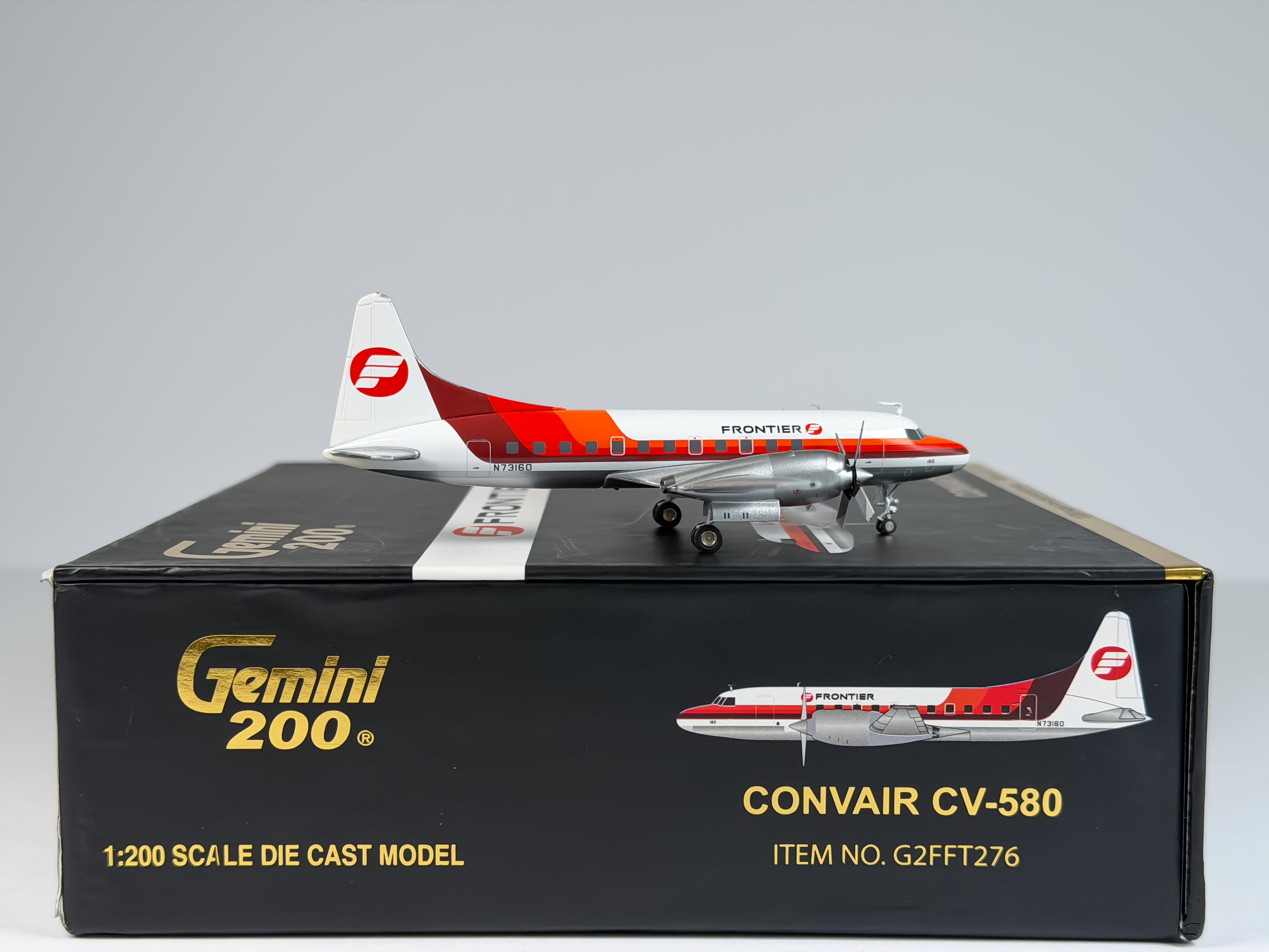 Frontier Airlines Convair CV-580 1:200 Gemini Jets N73160 (G2FFT276)
