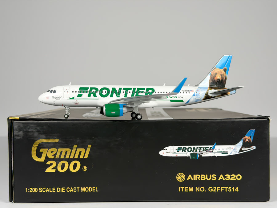 Frontier Airlines Airbus A320 1:200 Gemini Jets N227FR (G2FFT514)