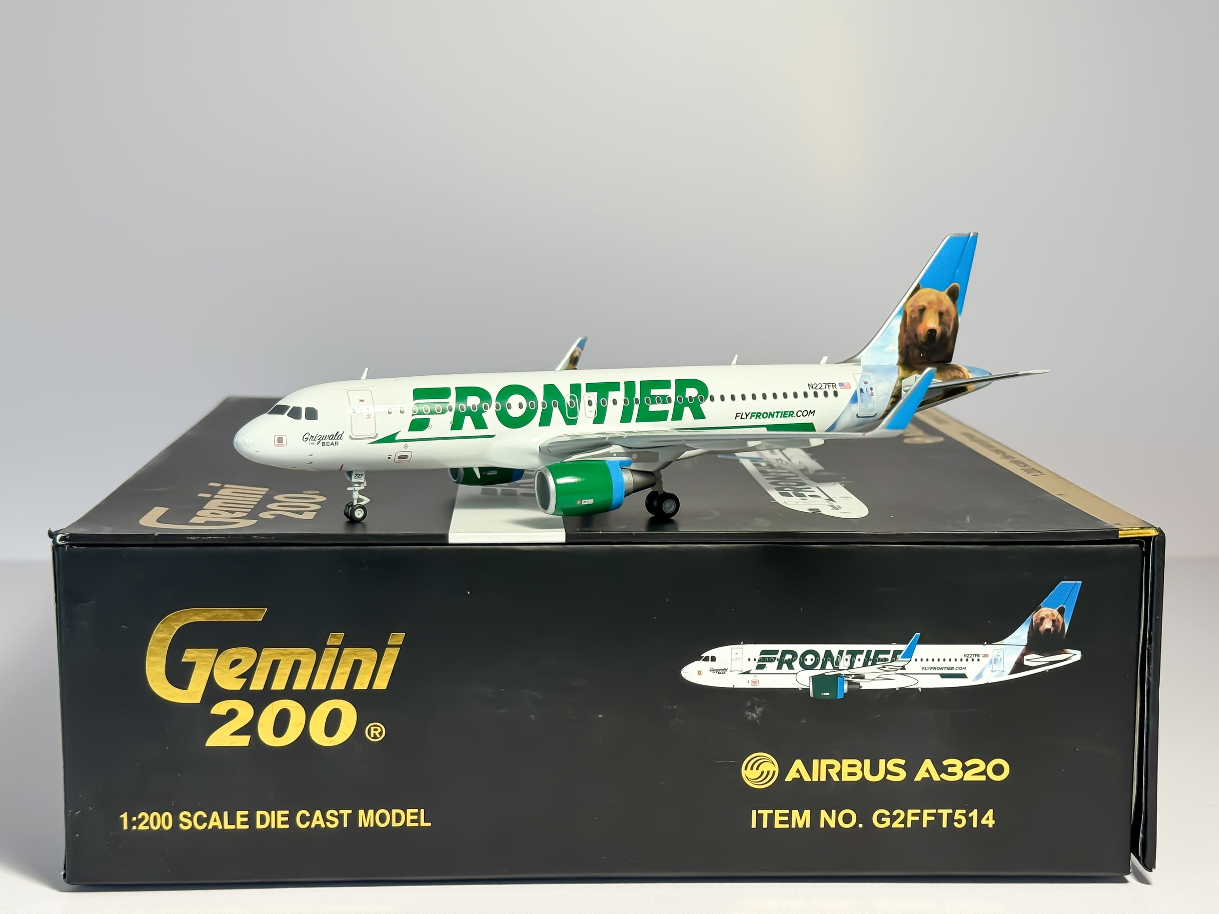 Frontier Airlines Airbus A320 1:200 Gemini Jets N227FR (G2FFT514)