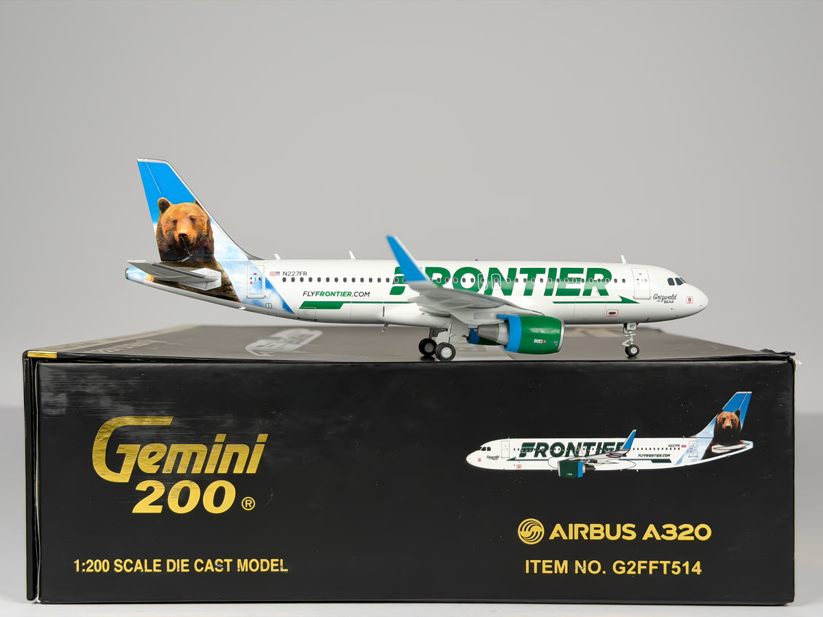 Frontier Airlines Airbus A320 1:200 Gemini Jets N227FR (G2FFT514)