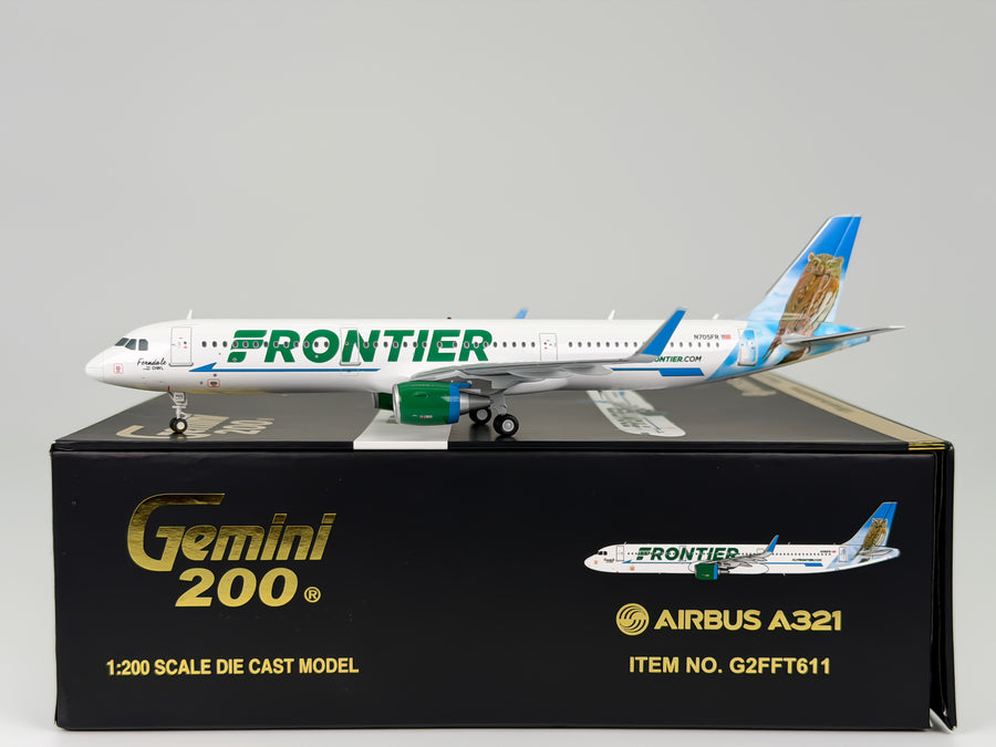 Frontier Airlines Airbus A321 1:200 Gemini Jets N705FR (G2FFT611)