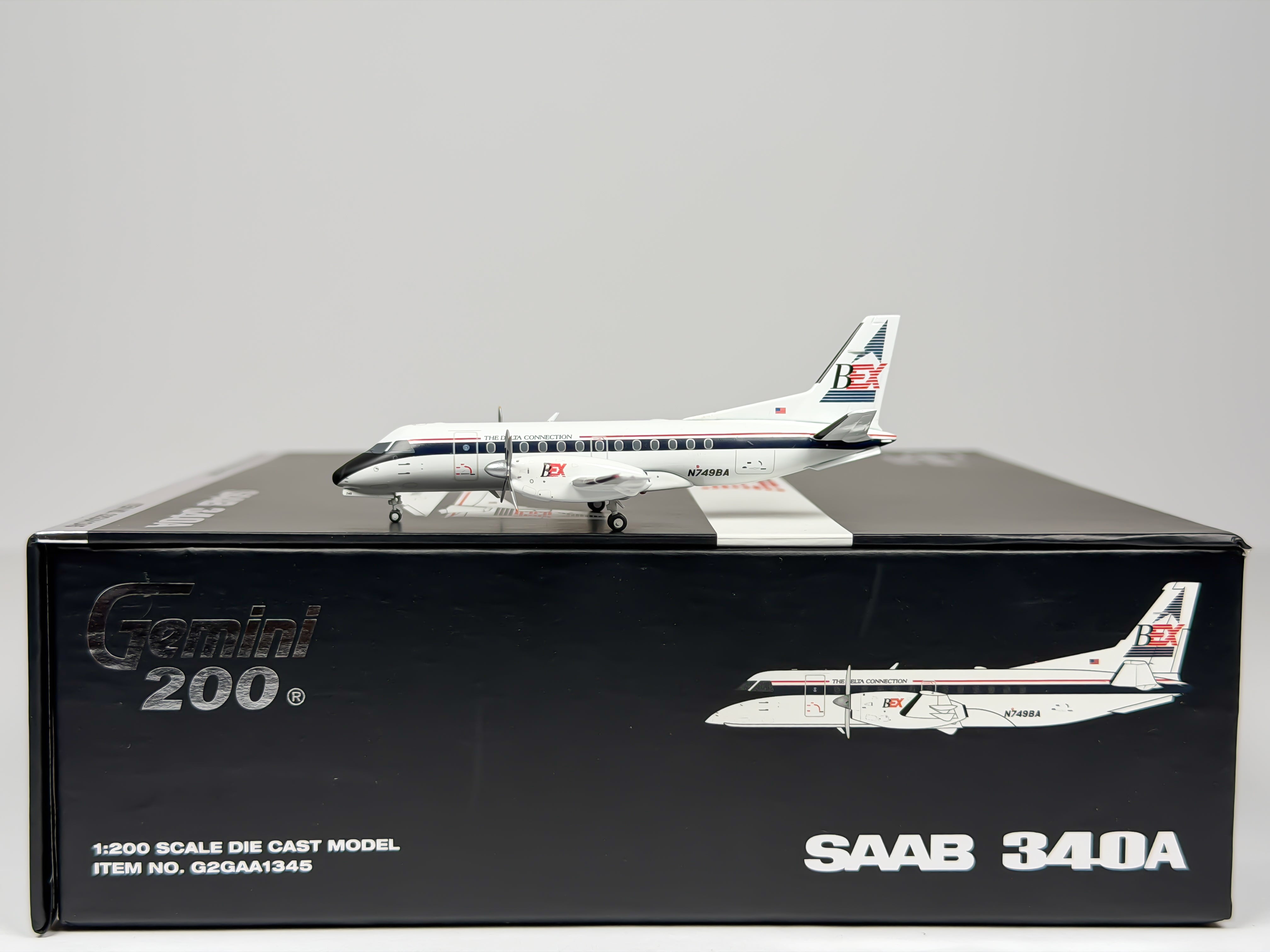 Delta Connection Saab 340 1:200 Gemini Jets N749BA (G2GAA1345)
