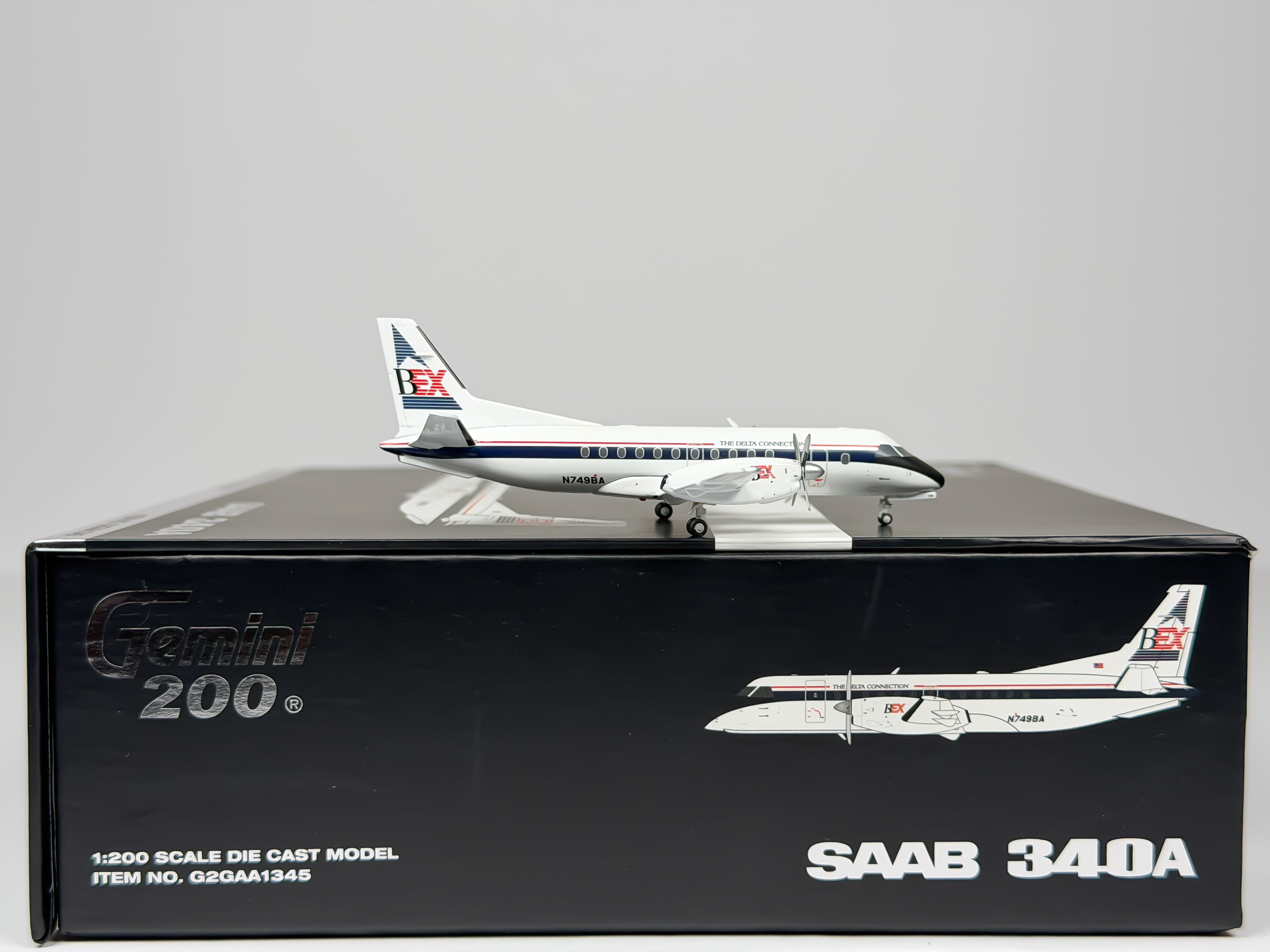 Delta Connection Saab 340 1:200 Gemini Jets N749BA (G2GAA1345)
