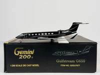 Private Gulfstream G650 1:200 Gemini Jets N650GJ (G2GLF677)