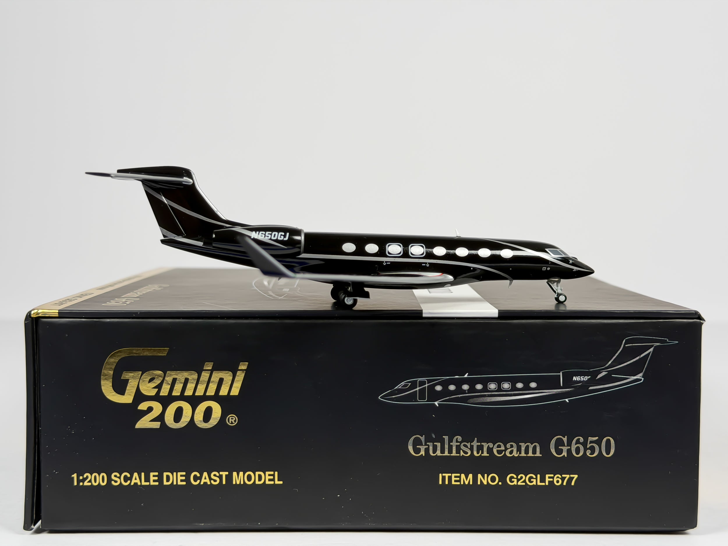 Private Gulfstream G650 1:200 Gemini Jets N650GJ (G2GLF677)
