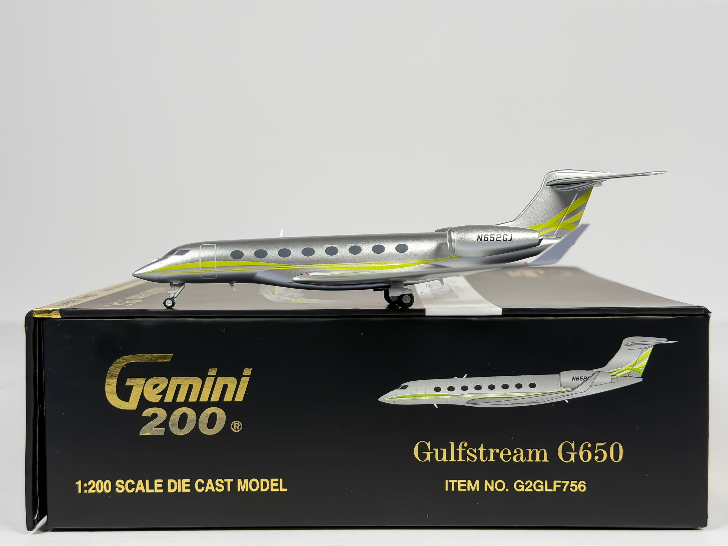 Private Gulfstream G650 1:200 Gemini Jets N652GJ (G2GLF756)