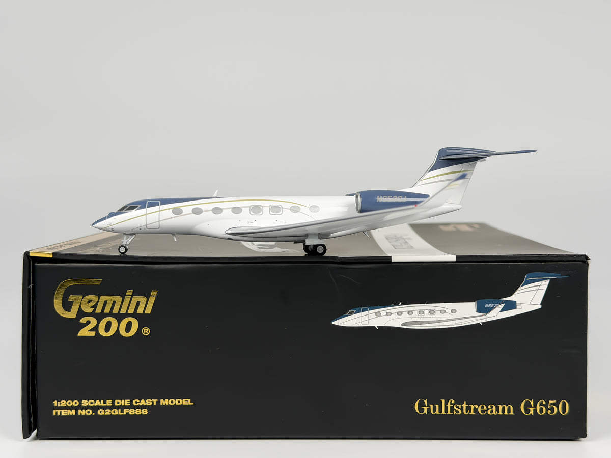 Private Gulfstream G650 1:200 Gemini Jets N653GJ (G2GLF888)