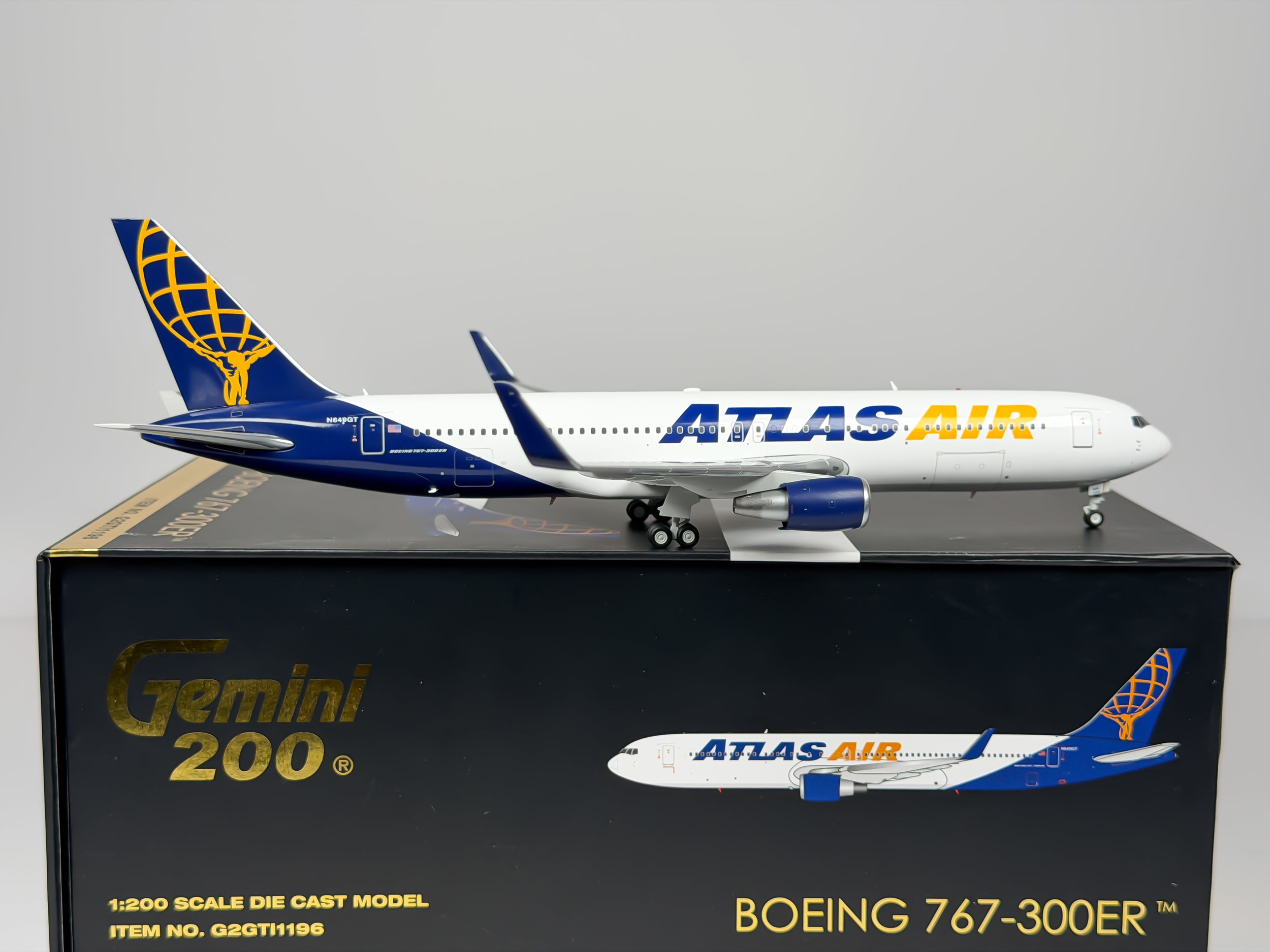 Atlas Air Boeing 767-300 1:200 Gemini Jets N649GT (G2GTI1196)