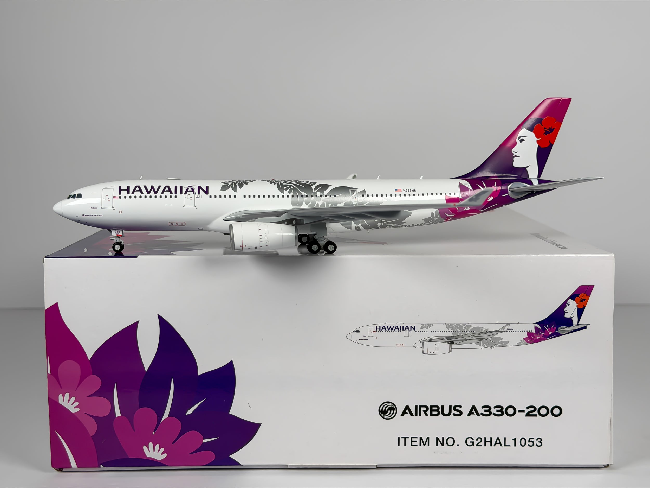 Hawaiian Airlines Airbus A330-200 1:200 Gemini Jets N388HA (G2HAL1053)