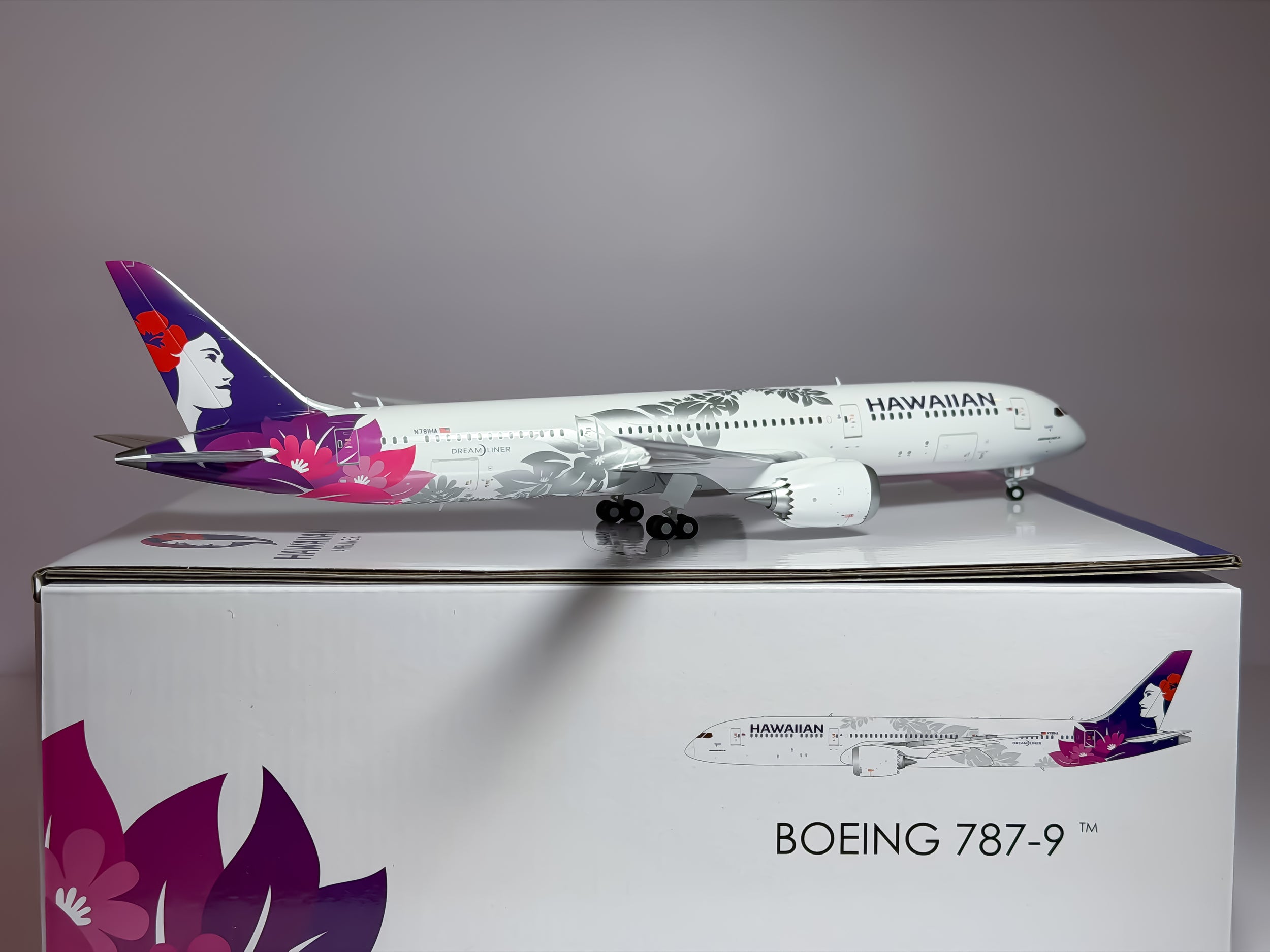 Hawaiian Airlines Boeing 787-9 1:200 Gemini Jets N781HA (G2HAL1403)