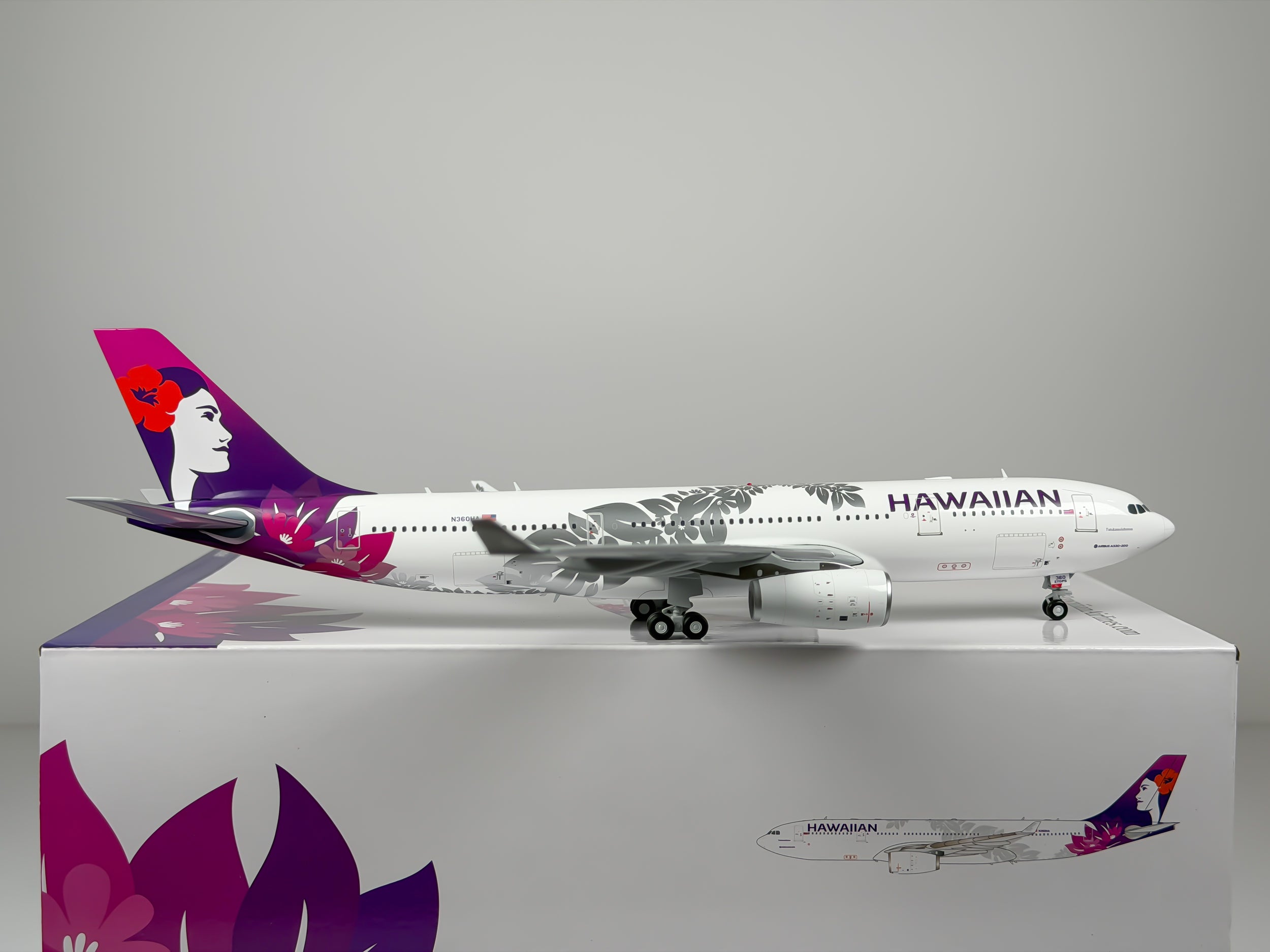 Hawaiian Airlines Airbus A330-200 1:200 Gemini Jets N360HA (G2HAL1504)