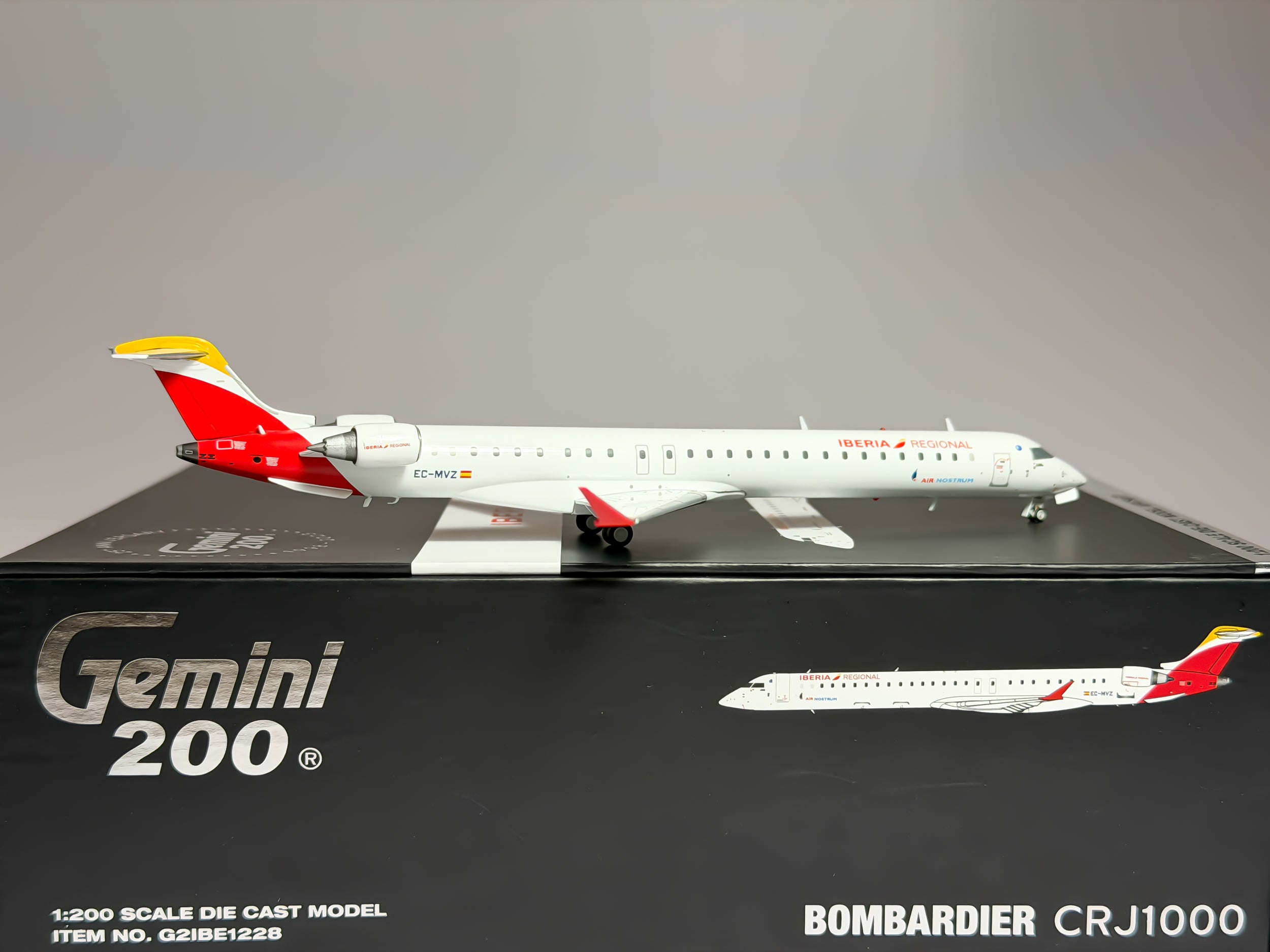 Iberia Regional Bombardier CRJ1000 1:200 Gemini Jets EC-MVZ (G2IBE1228)