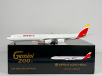 Iberia Airlines Airbus A340-600 1:200 Gemini Jets EC-LEV (G2IBE586)