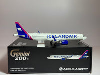 Gemini Jets 1:200 Icelandair Airbus A321neo TF-IAA new colors G2ICE1401 w/stand
