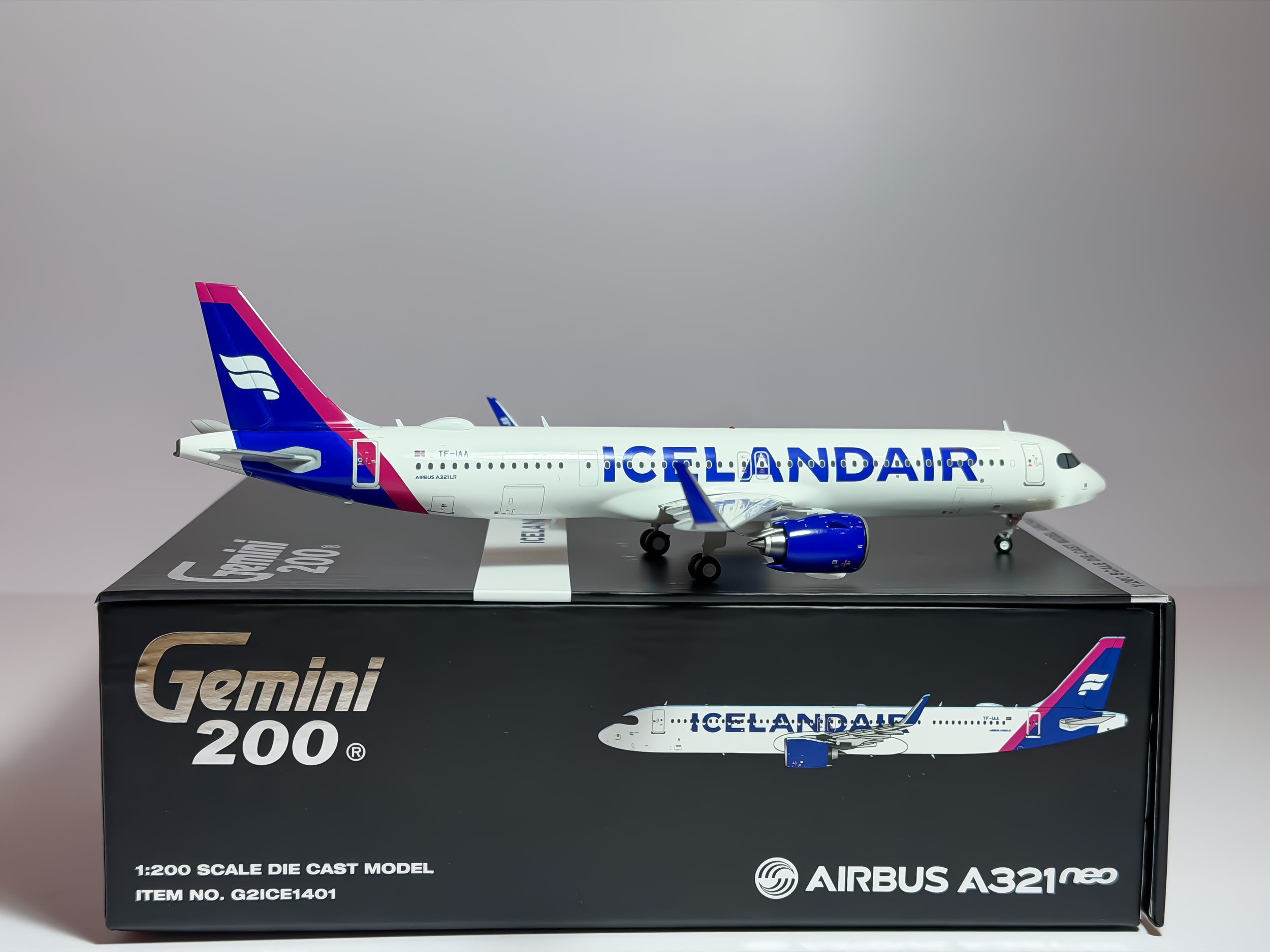 Icelandair Airbus A321neo 1:200 Gemini Jets TF-IAA (G2ICE1401)