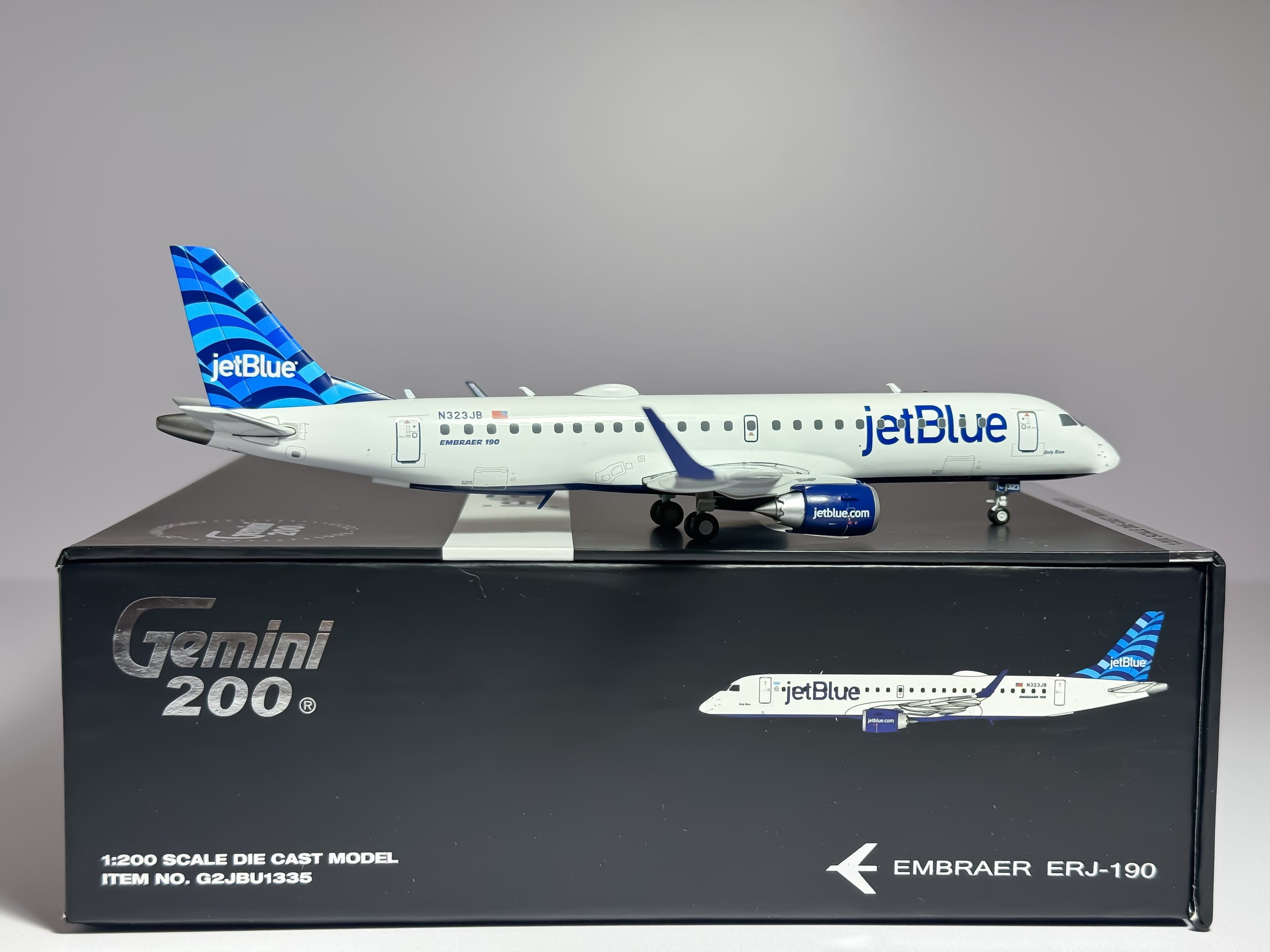 JetBlue Airways Embraer E190 1:200 Gemini Jets N323JB (G2JBU1335)