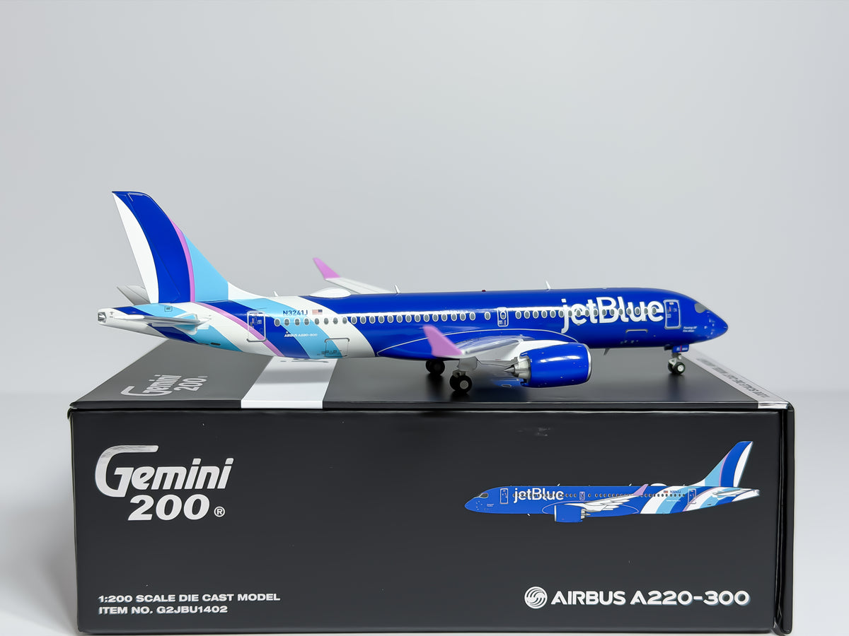 JetBlue Airways Airbus A220-300 1:200 Gemini Jets N3421J (G2JBU1402)