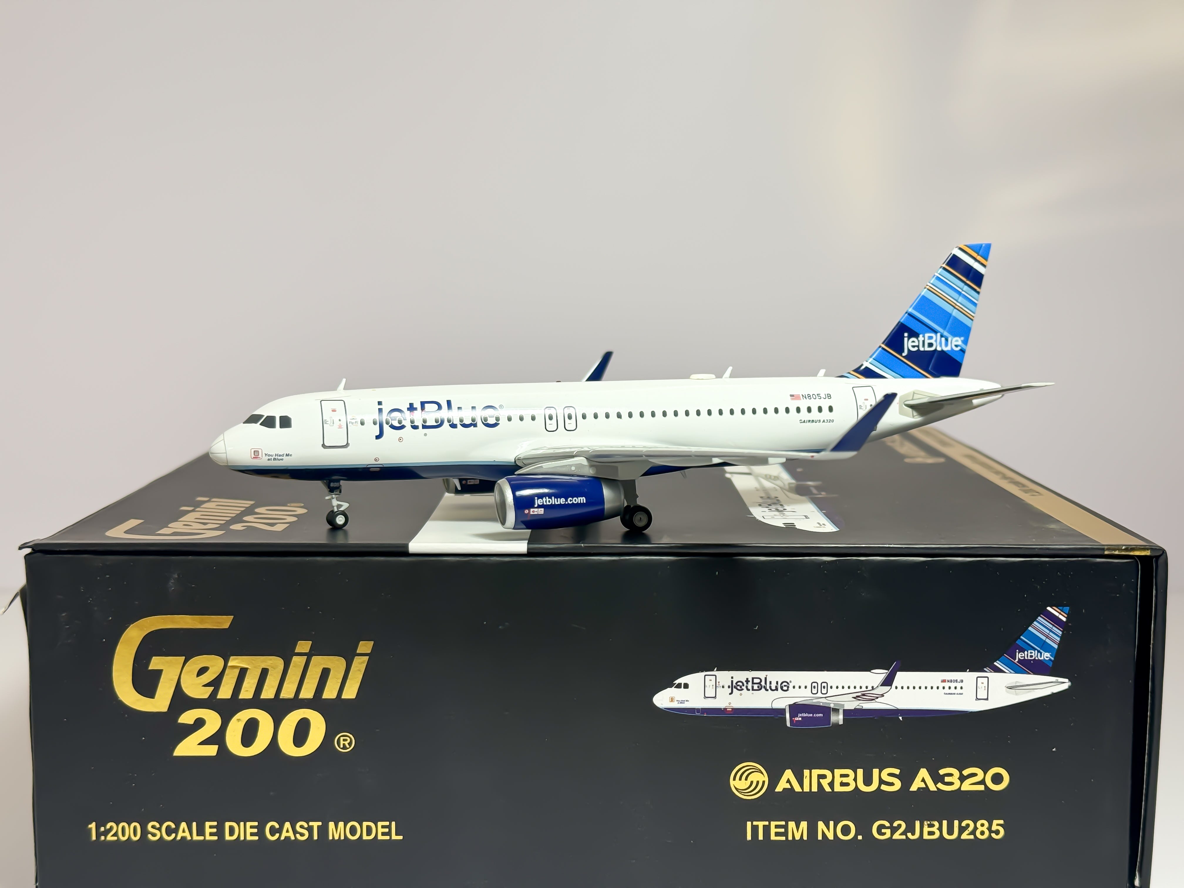 JetBlue Airways Airbus A320 1:200 Gemini Jets N805JB (G2JBU285)