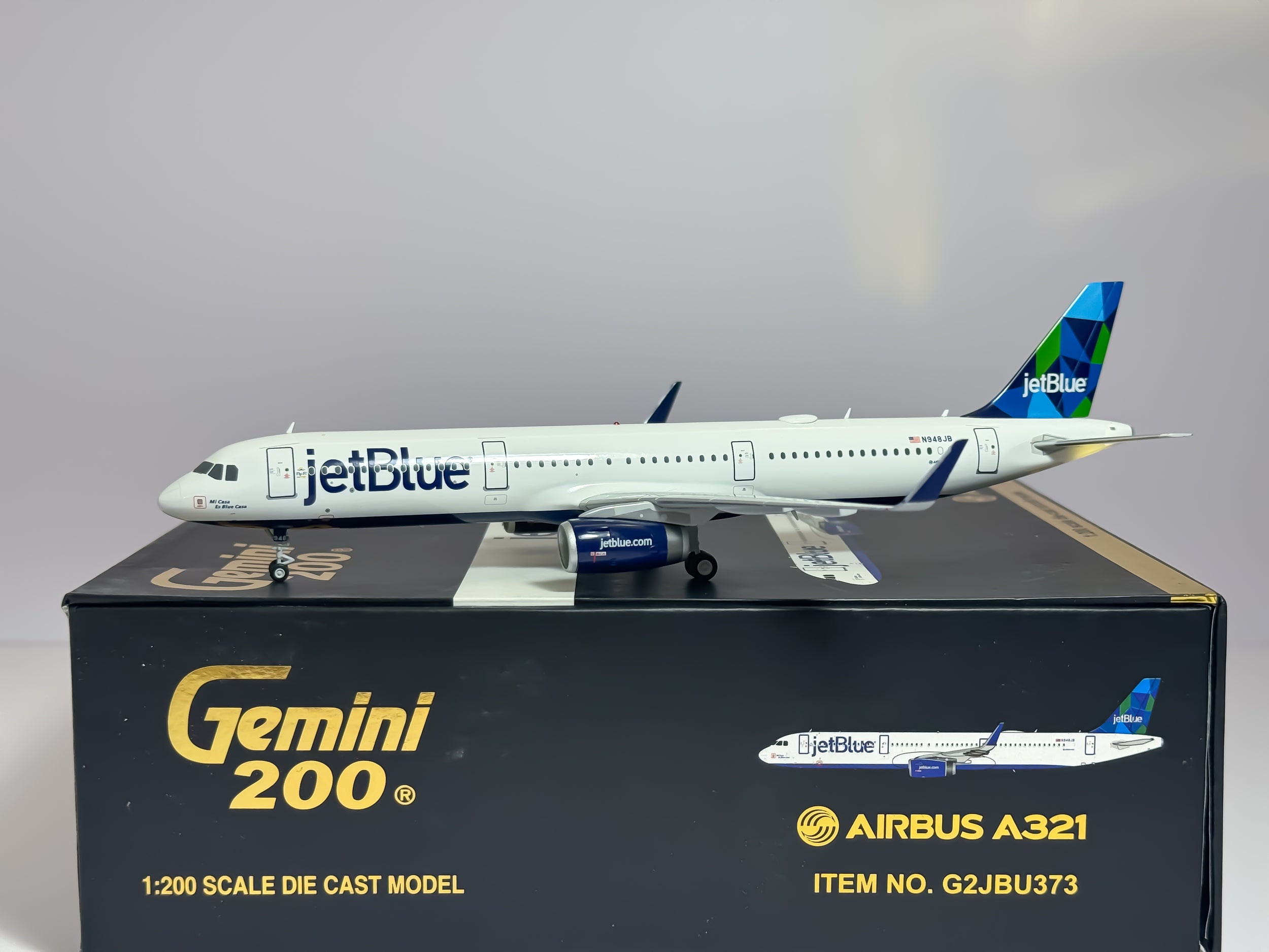 JetBlue Airways Airbus A321 1:200 Gemini Jets N948JB (G2JBU373)