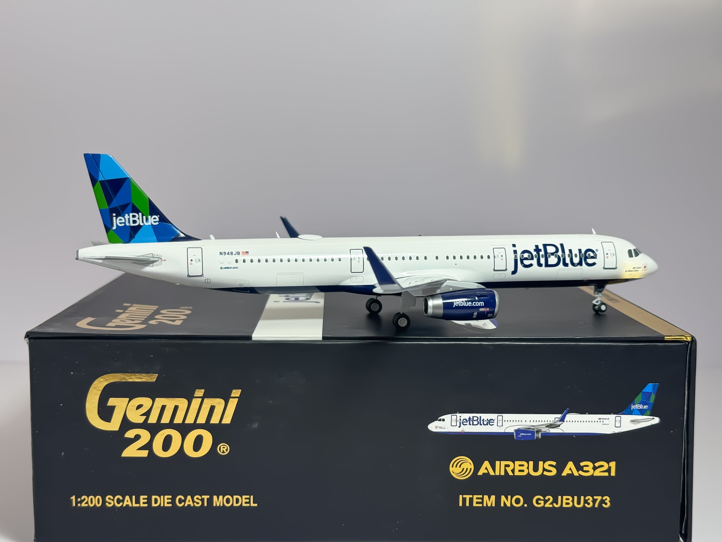 JetBlue Airways Airbus A321 1:200 Gemini Jets N948JB (G2JBU373)