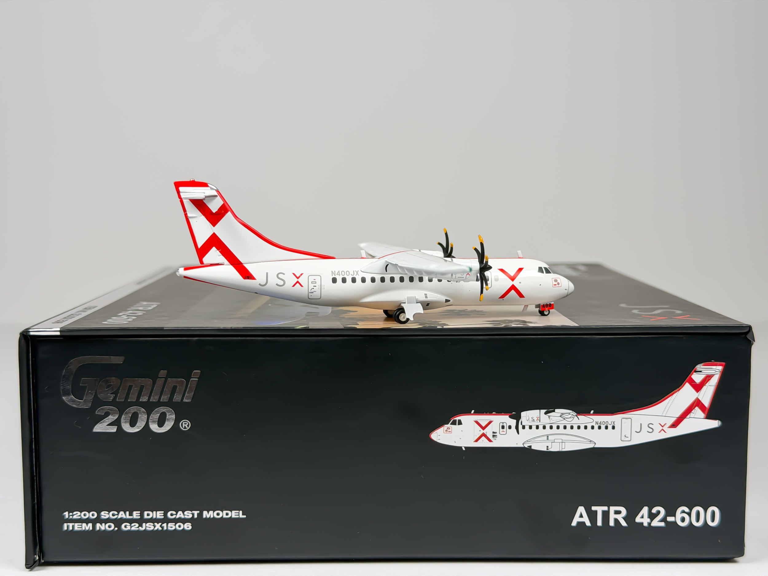 JSX ATR 42-600 1:200 Gemini Jets N400JX (G2JSX1506)