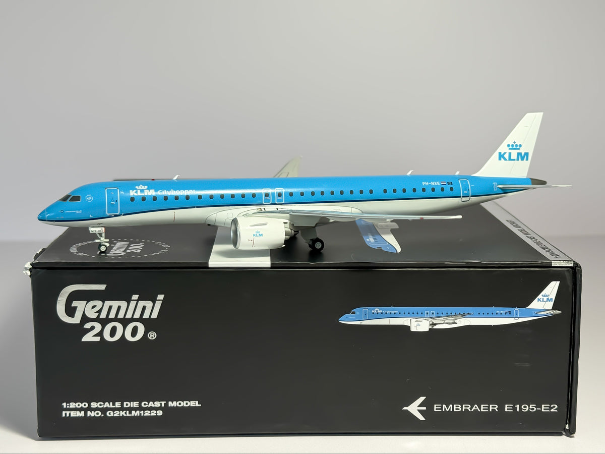 KLM Cityhopper Embraer E195-E2 1:200 Gemini Jets PH-NXE (G2KLM1229)
