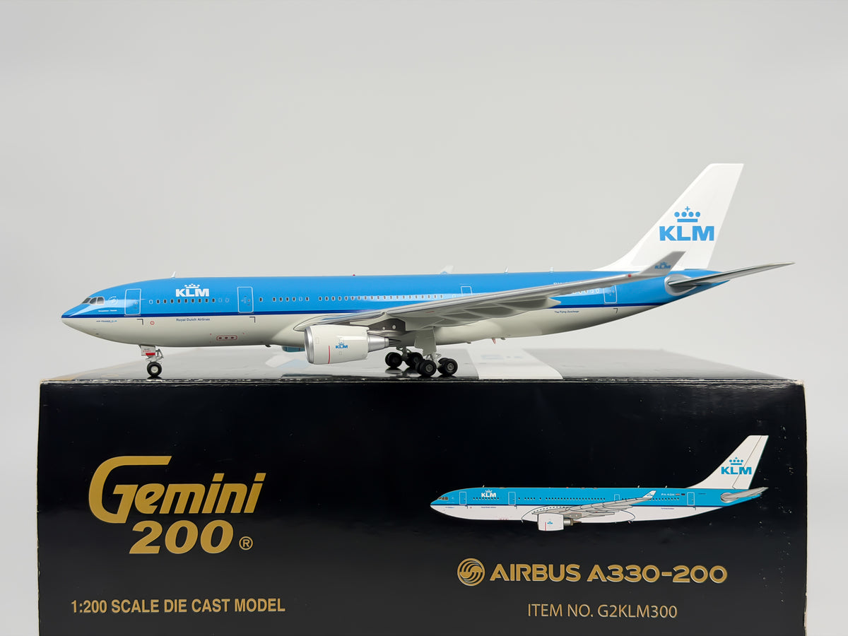 KLM Royal Dutch Airlines Airbus A330-200 1:200 Gemini Jets PH-AOH (G2KLM300)