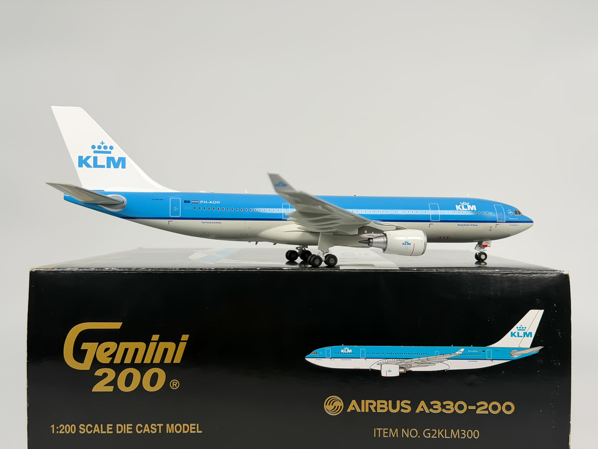KLM Royal Dutch Airlines Airbus A330-200 1:200 Gemini Jets PH-AOH (G2KLM300)