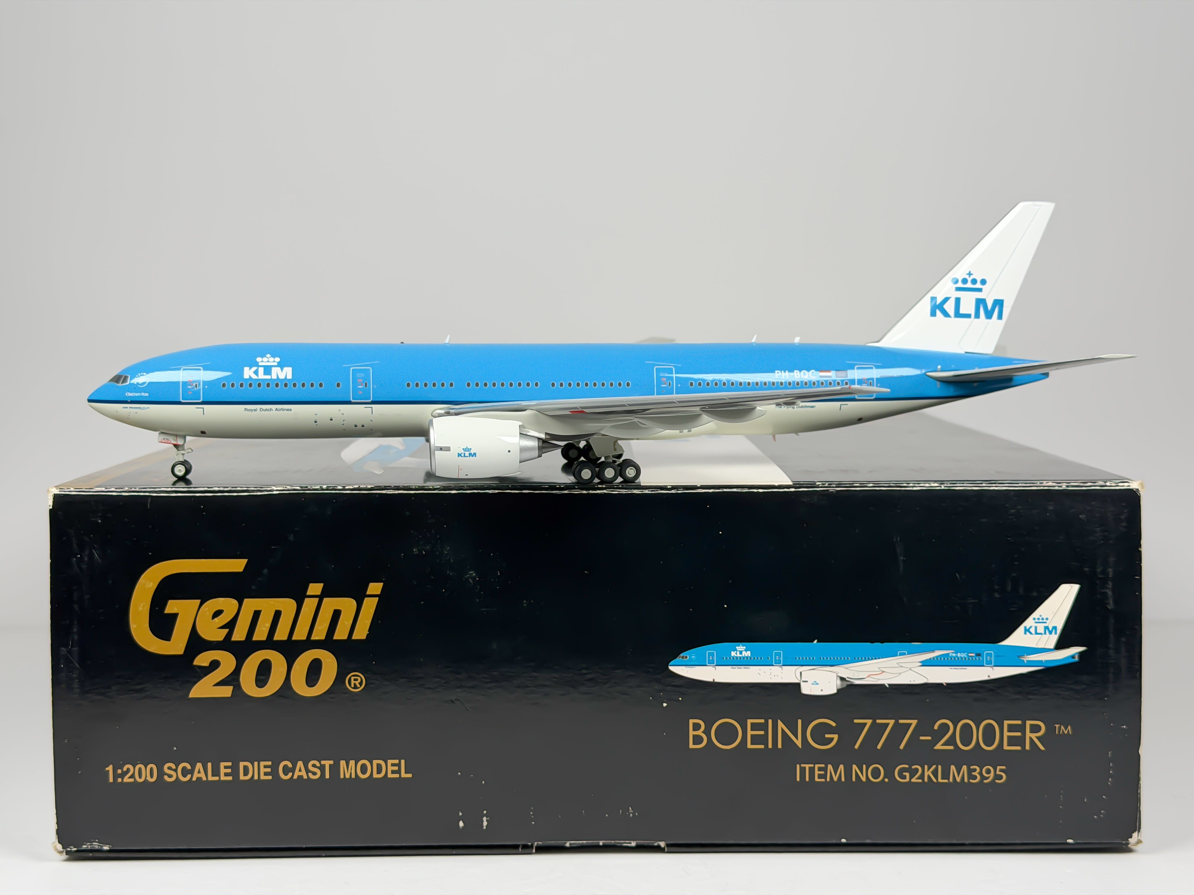KLM Royal Dutch Airlines Boeing 777-200 1:200 Gemini Jets PH-BQC (G2KLM395)