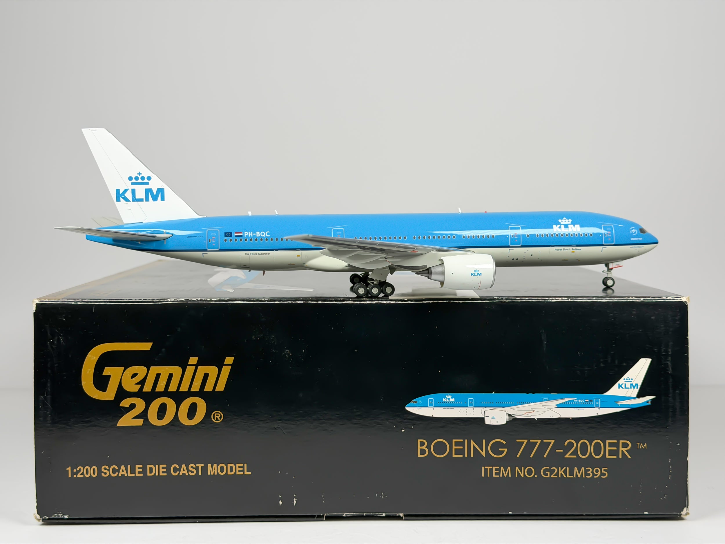 KLM Royal Dutch Airlines Boeing 777-200 1:200 Gemini Jets PH-BQC (G2KLM395)
