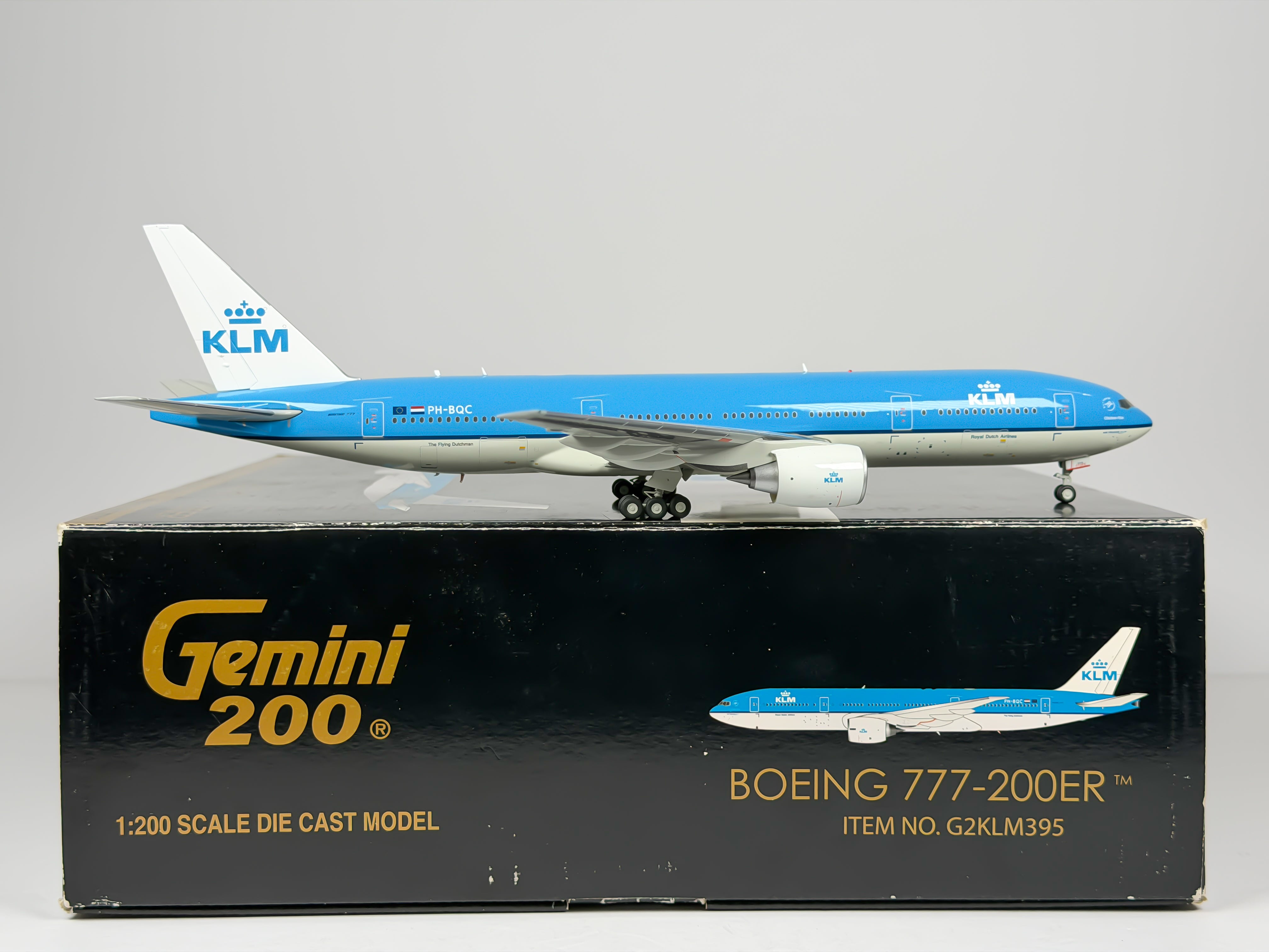 KLM Royal Dutch Airlines Boeing 777-200 1:200 Gemini Jets PH-BQC (G2KLM395)