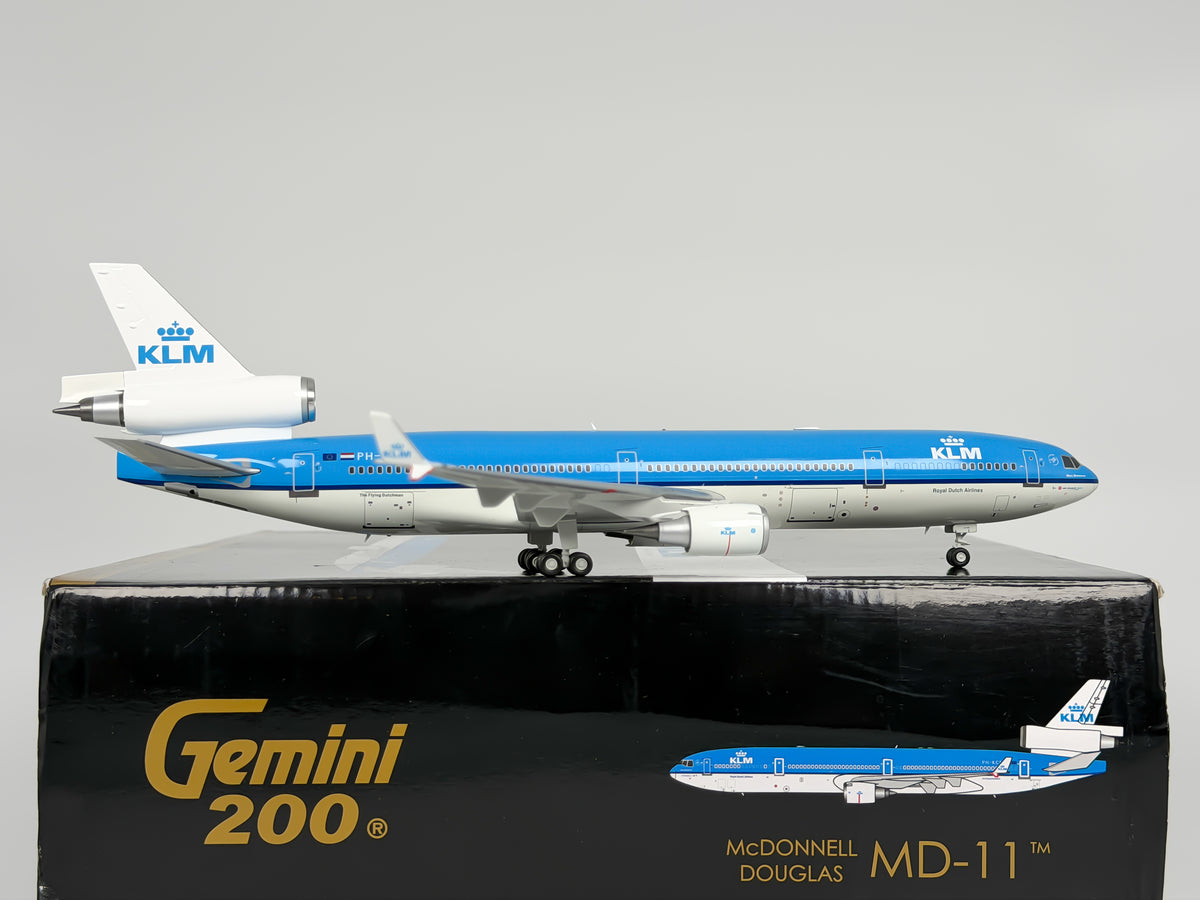 KLM Royal Dutch Airlines McDonnell Douglas MD-11 1:200 Gemini Jets PH-KCB (G2KLM493)