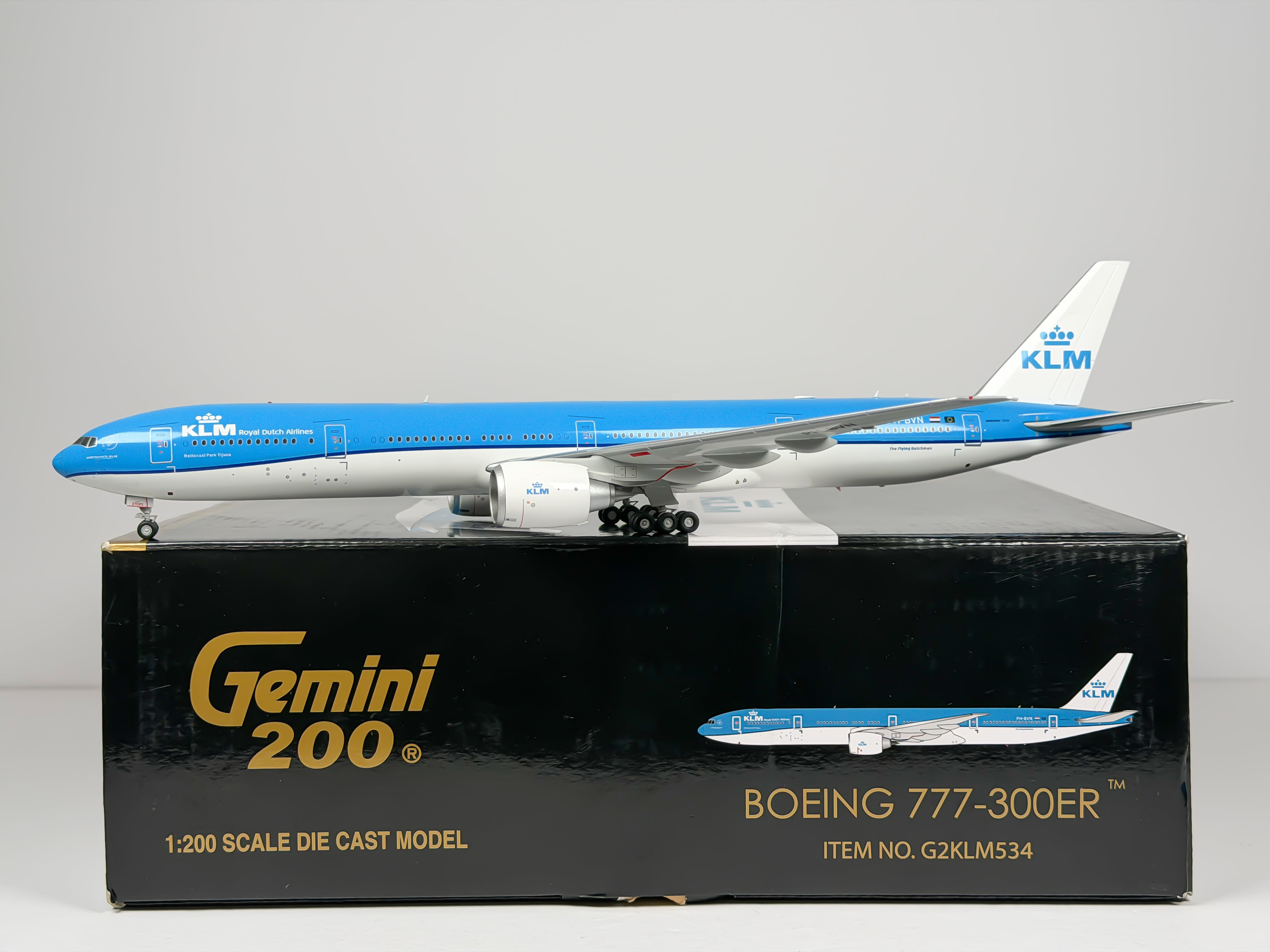KLM Royal Dutch Airlines Boeing 777-300ER 1:200 Gemini Jets PH-BVN (G2KLM534)