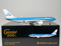 KLM Royal Dutch Airlines Airbus A330-200 1:200 Gemini Jets PH-AOM (G2KLM839)