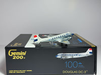 KLM Royal Dutch Airlines Douglas C-47 1:200 Gemini Jets PH-DAZ (G2KLM843)