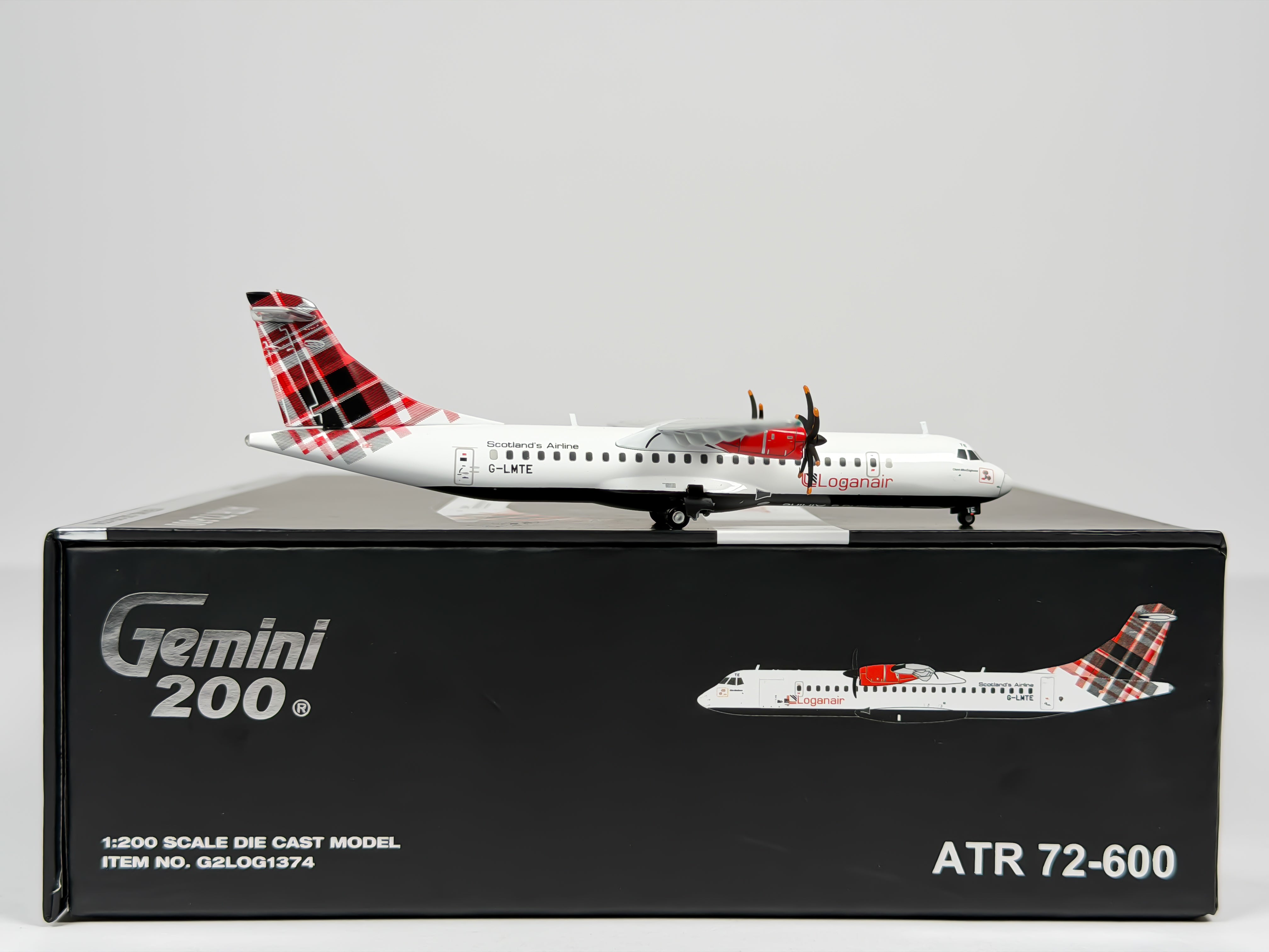 Loganair ATR 72-600 1:200 Gemini Jets G-LMTE (G2LOG1374)