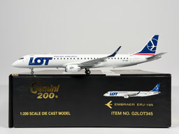 LOT Polish Airlines Embraer E195 1:200 Gemini Jets SP-LNE (G2LOT345)